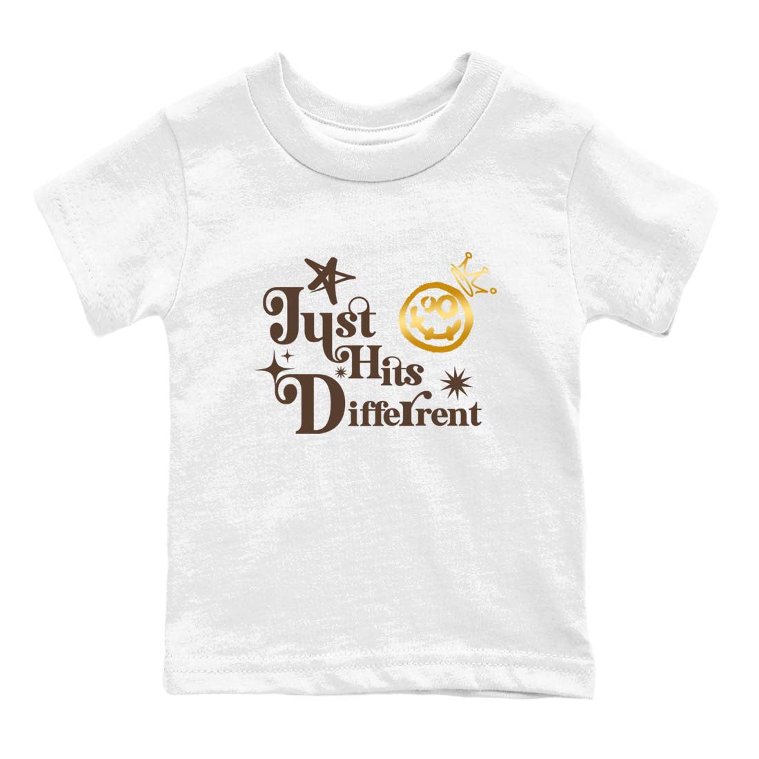 Just Hits Different snkmatch Tees Kids - Air Jordan 5 Golden Ticket