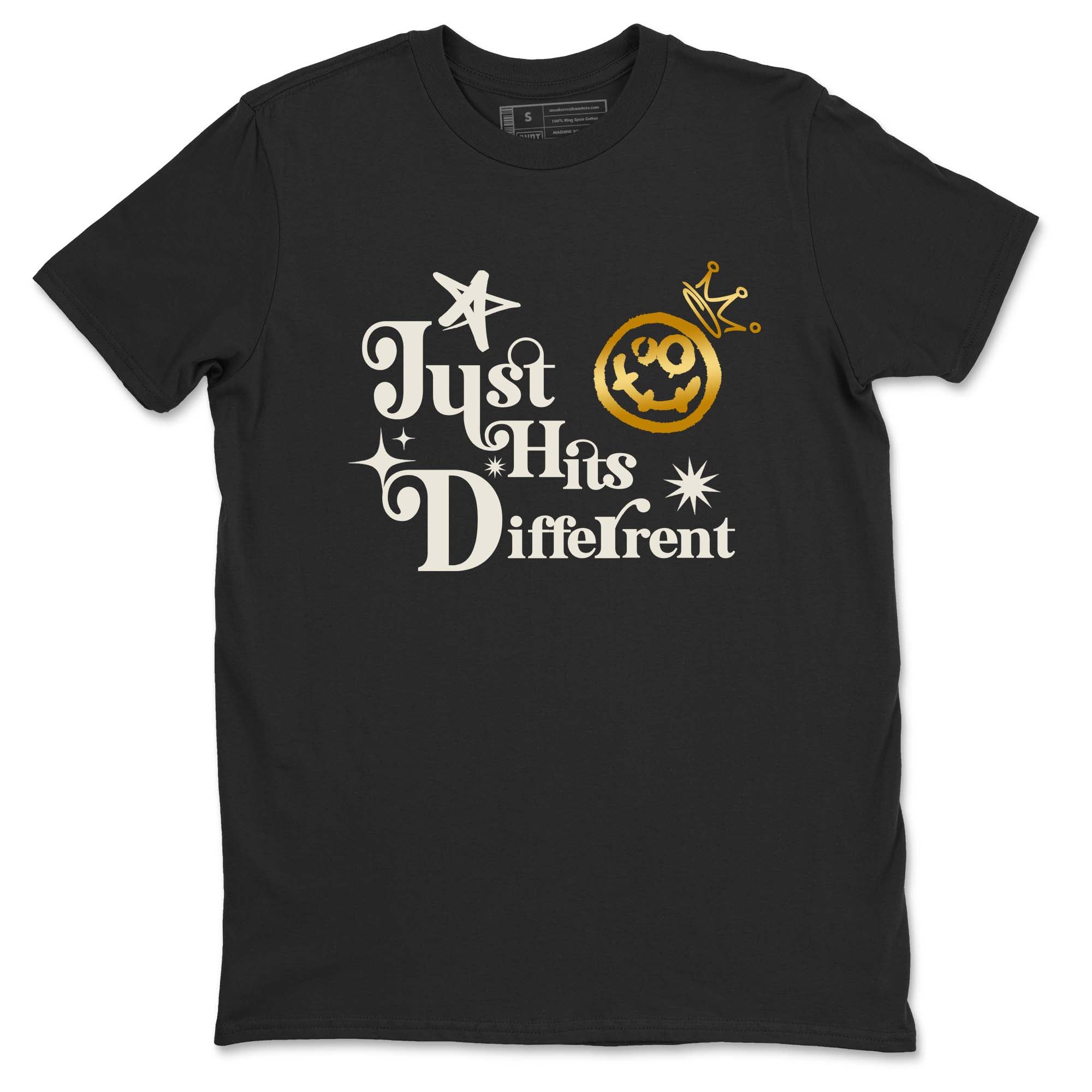 Just Hits Different snkmatch Tees - Air Jordan 5 Golden Ticket