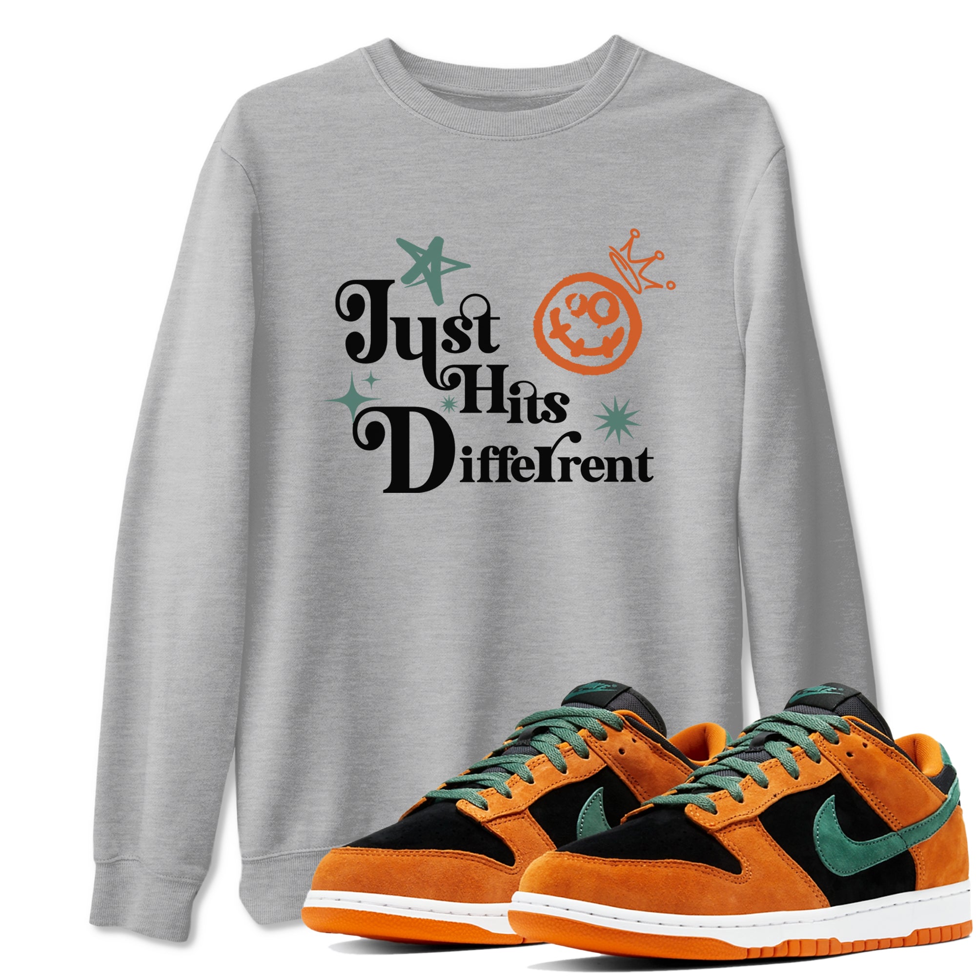 Just Hits Different snkmatch Tees - Dunk Ceramic