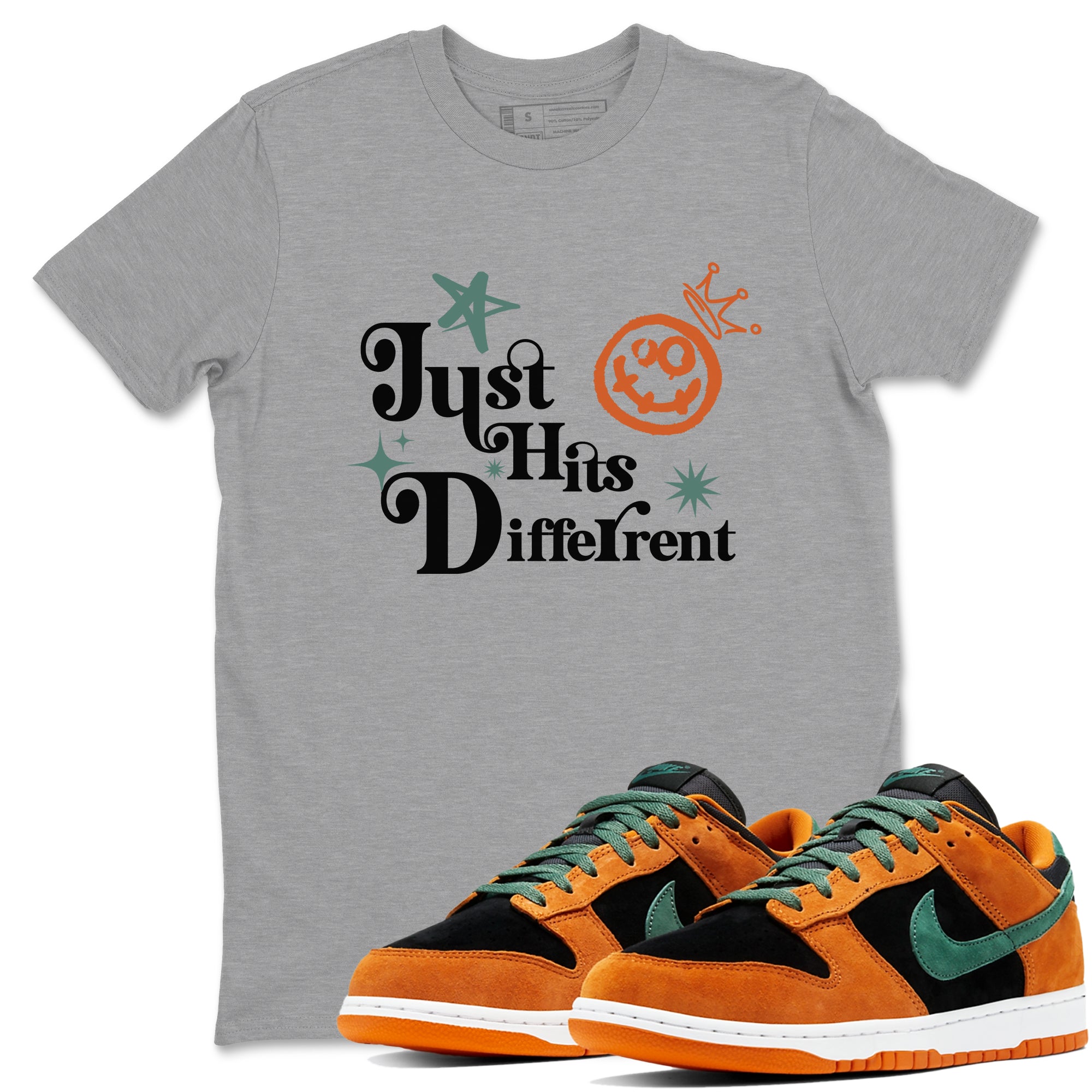 Just Hits Different snkmatch Tees - Dunk Ceramic