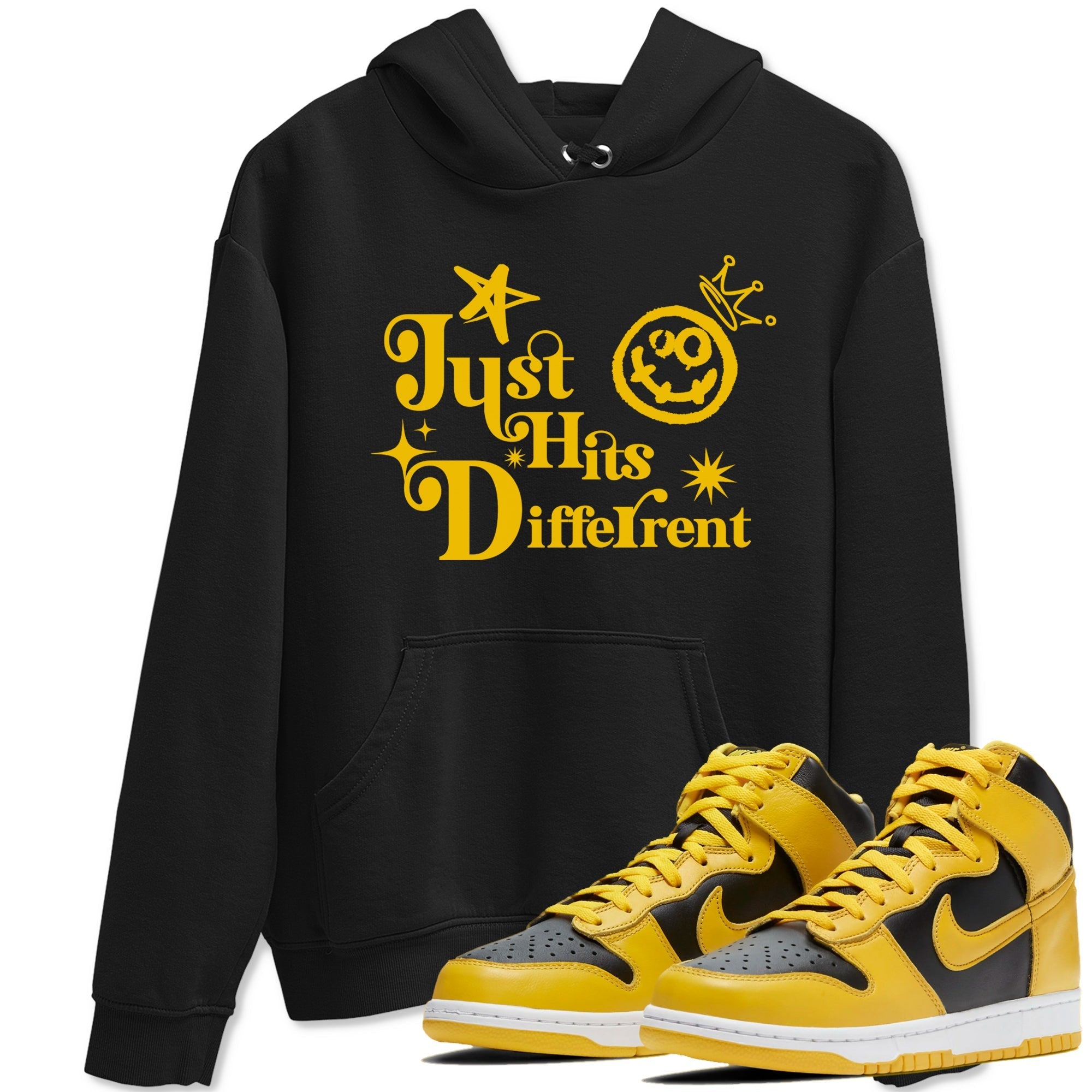 Just Hits Different snkmatch Tees - Dunk High Pollen