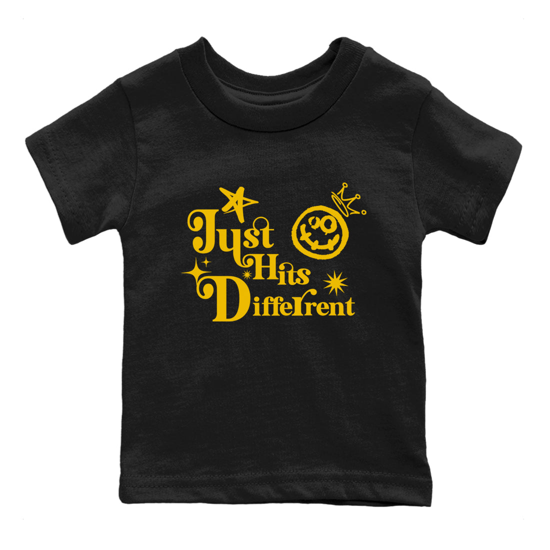 Just Hits Different snkmatch Tees Kids - Dunk High Pollen