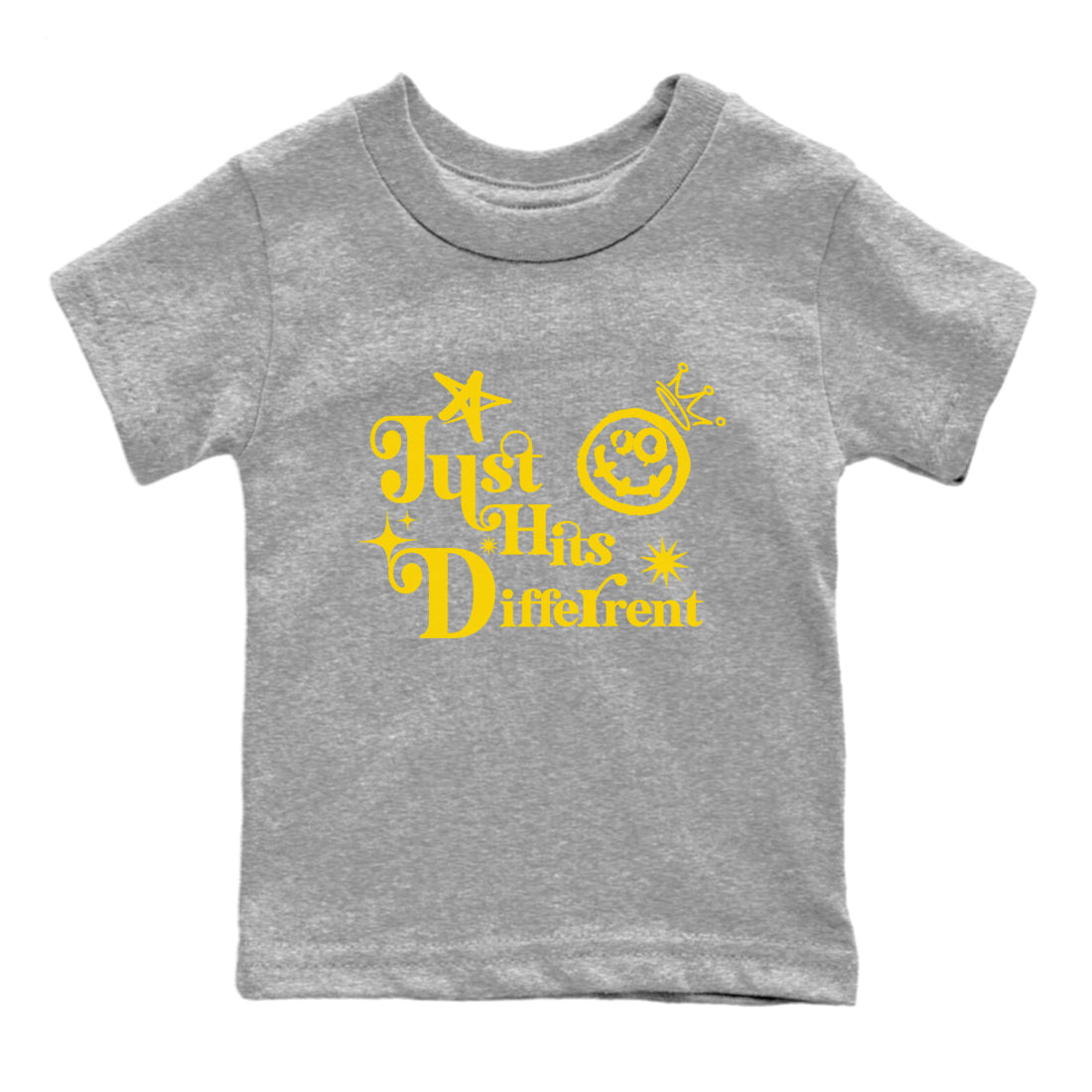 Just Hits Different snkmatch Tees Kids - Dunk High Pollen