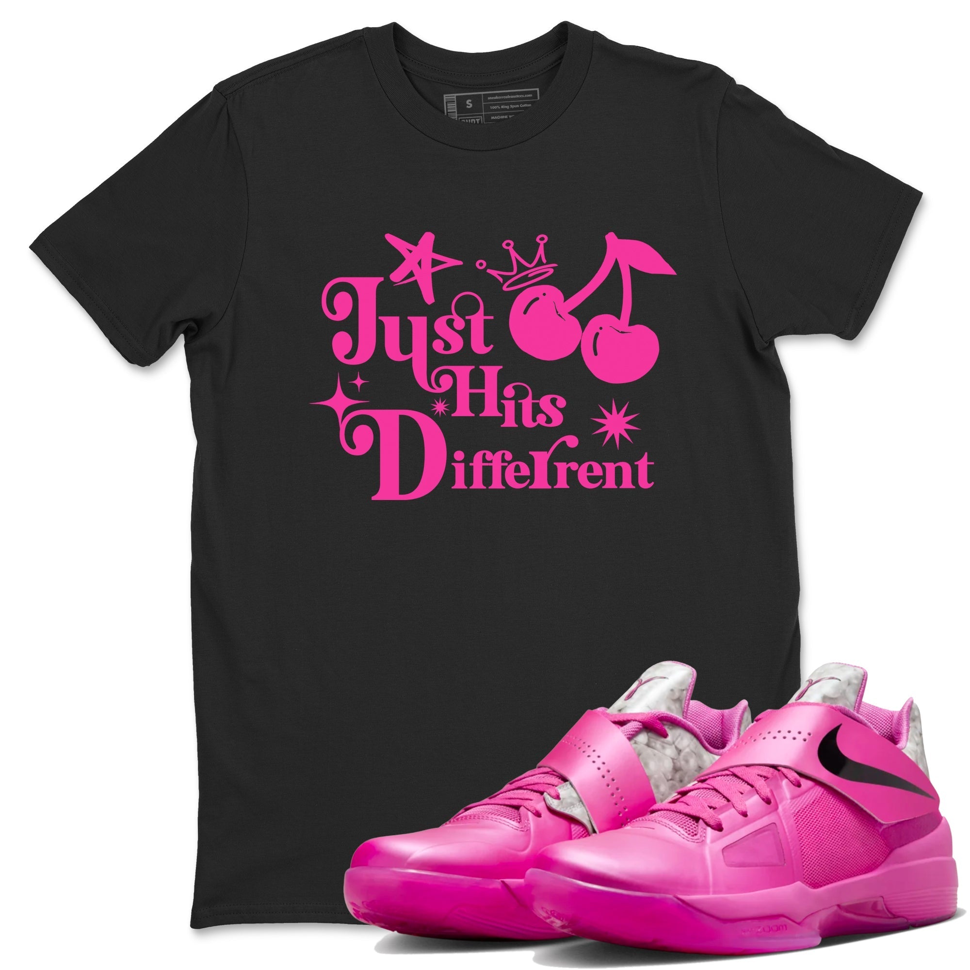 Just Hits Different snkmatch Tees - KD 4 Aunt Pearl