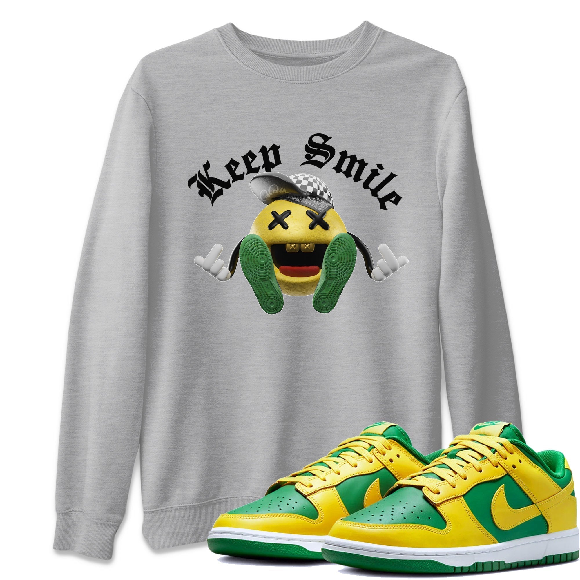 Keep Smiling Unisex Tops - Dunk Reverse Brazil
