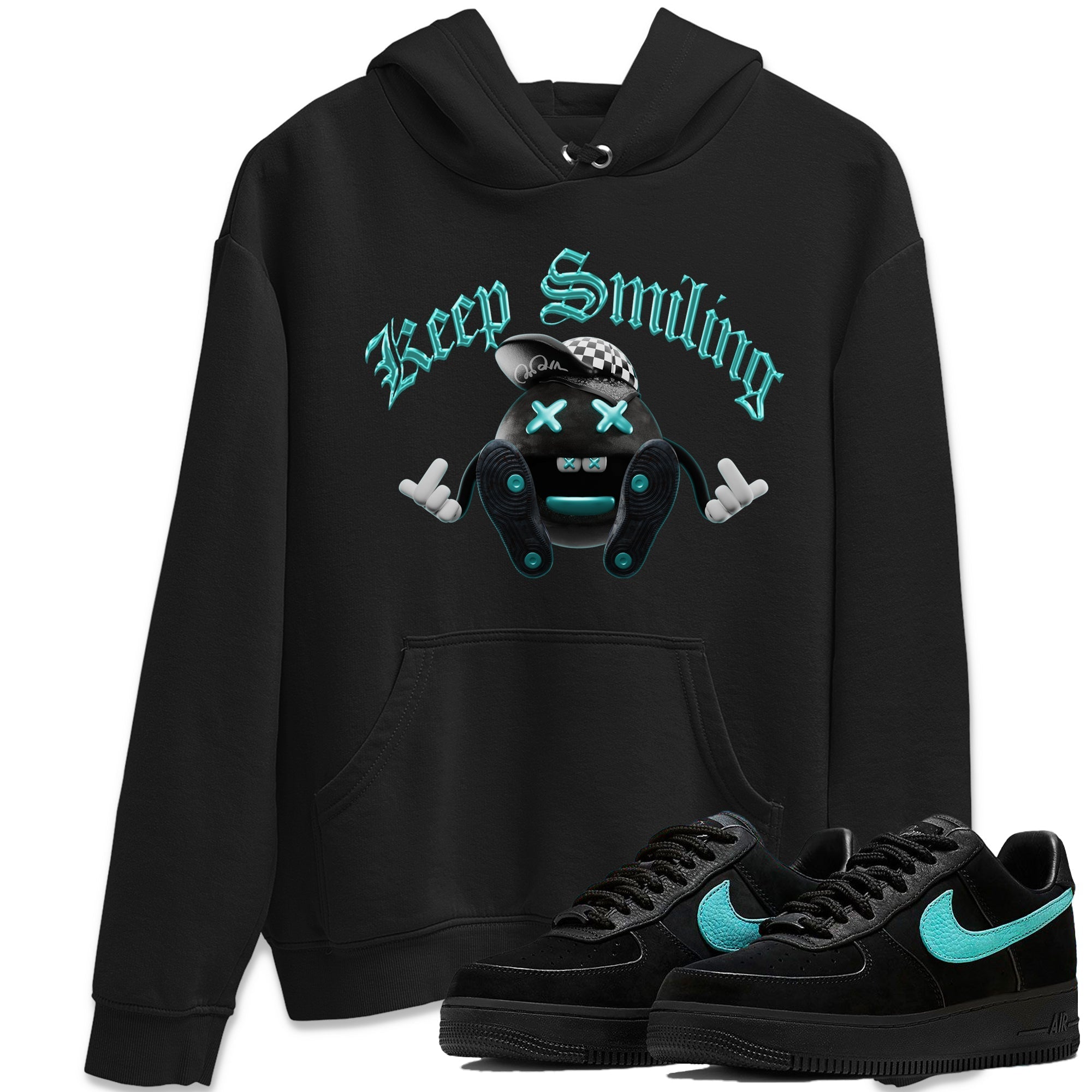 Keep Smiling Unisex Tops - Air Force 1 Tiffany