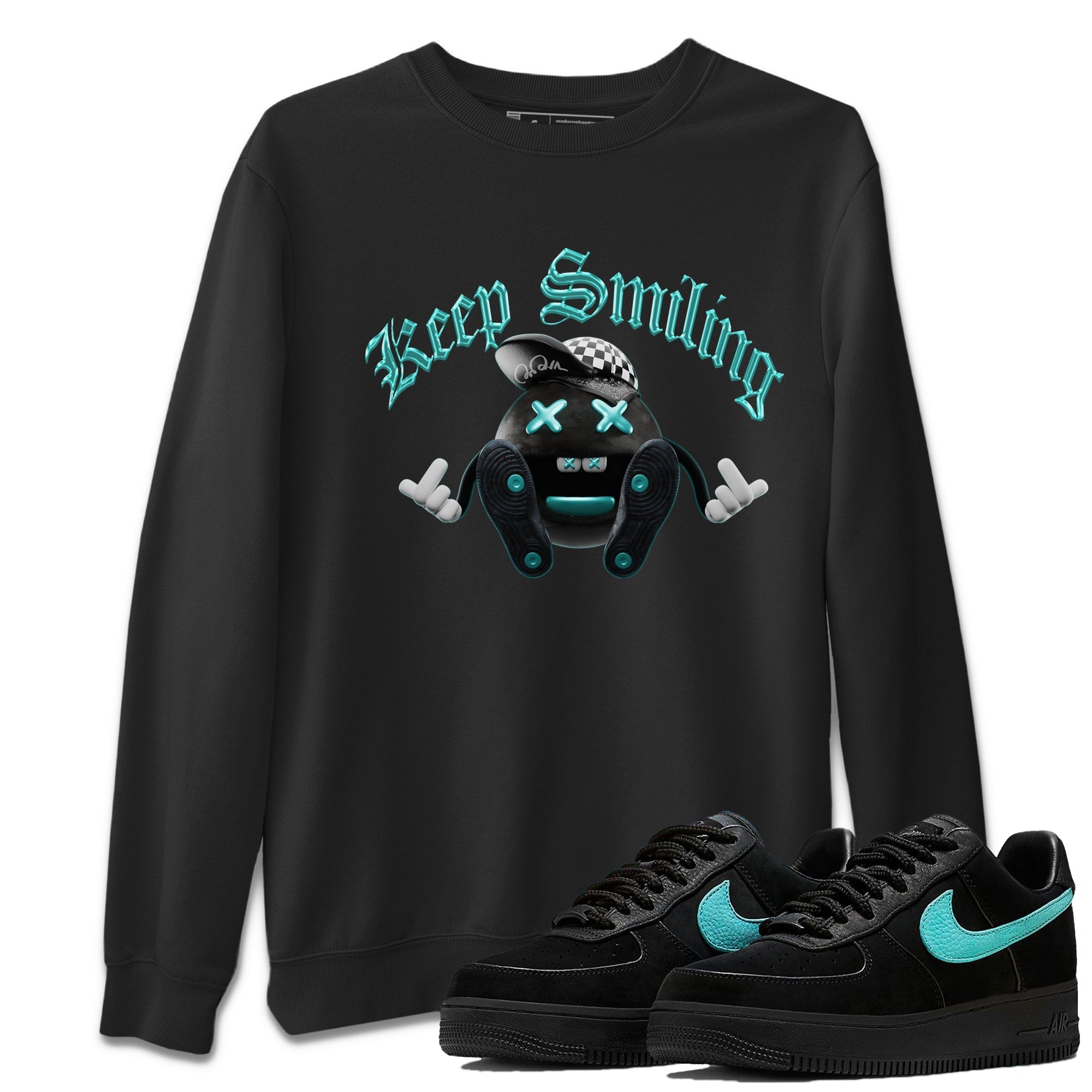 Keep Smiling Unisex Tops - Air Force 1 Tiffany