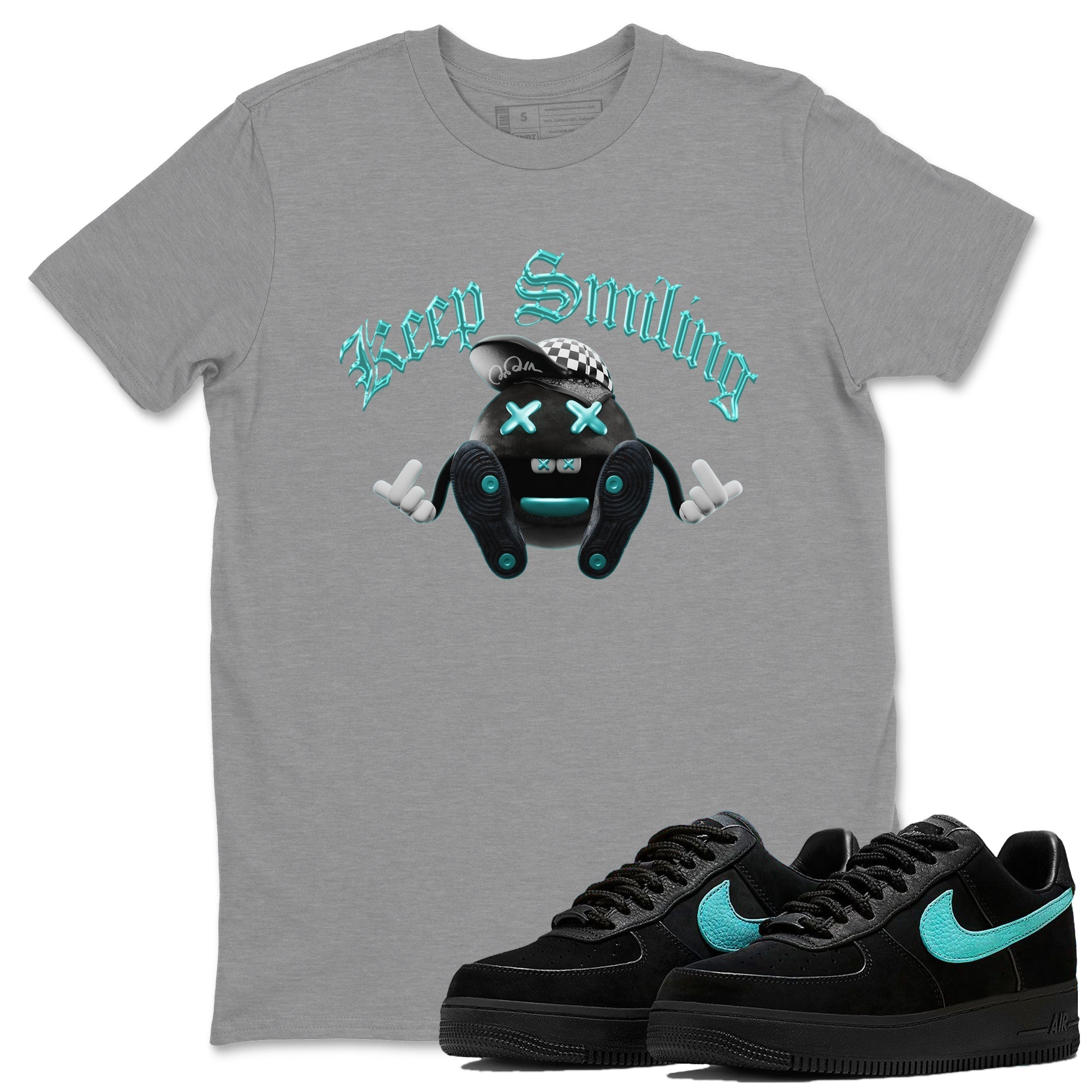 Keep Smiling Unisex Tops - Air Force 1 Tiffany