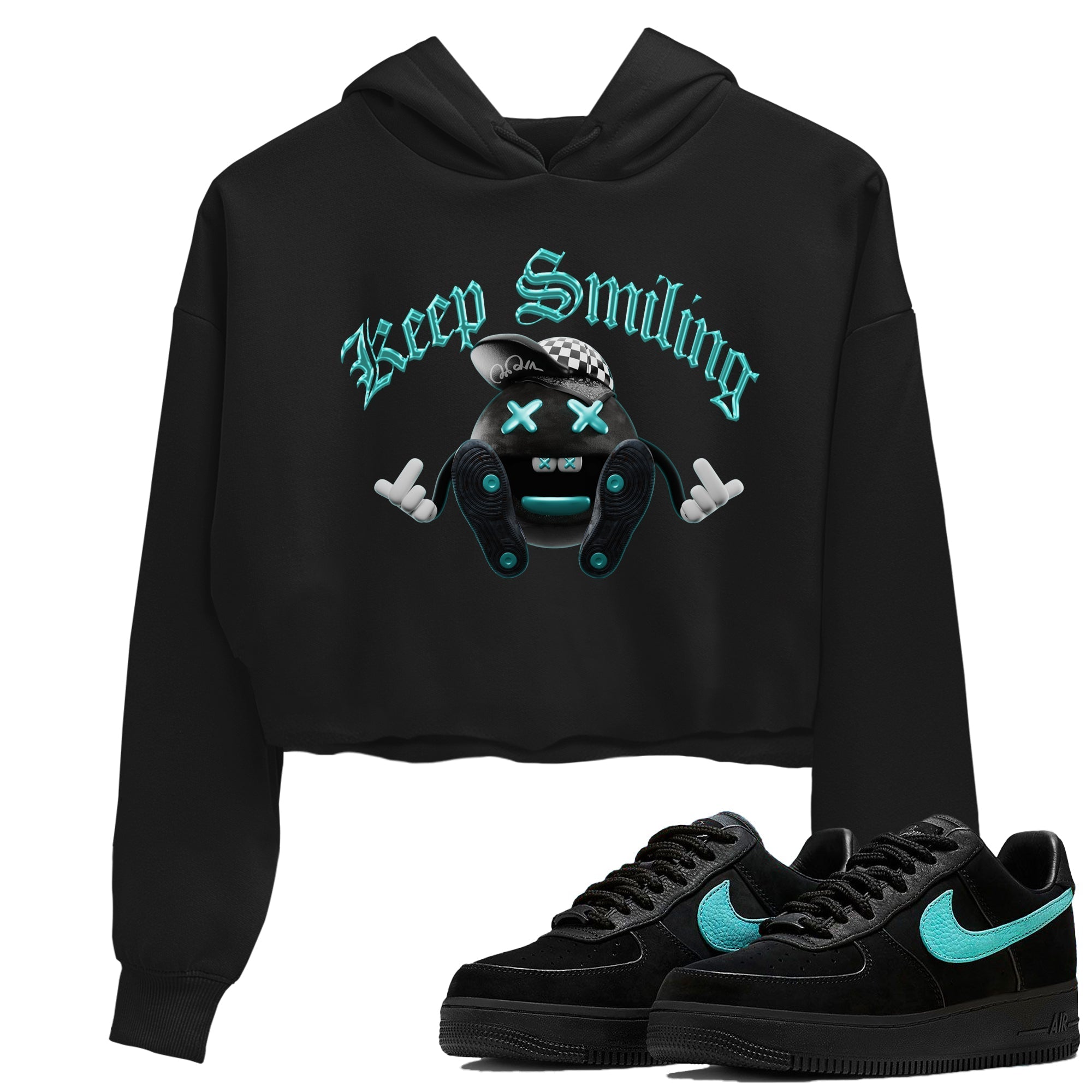 Keep Smiling Women's Tops - Air Force 1 Tiffany