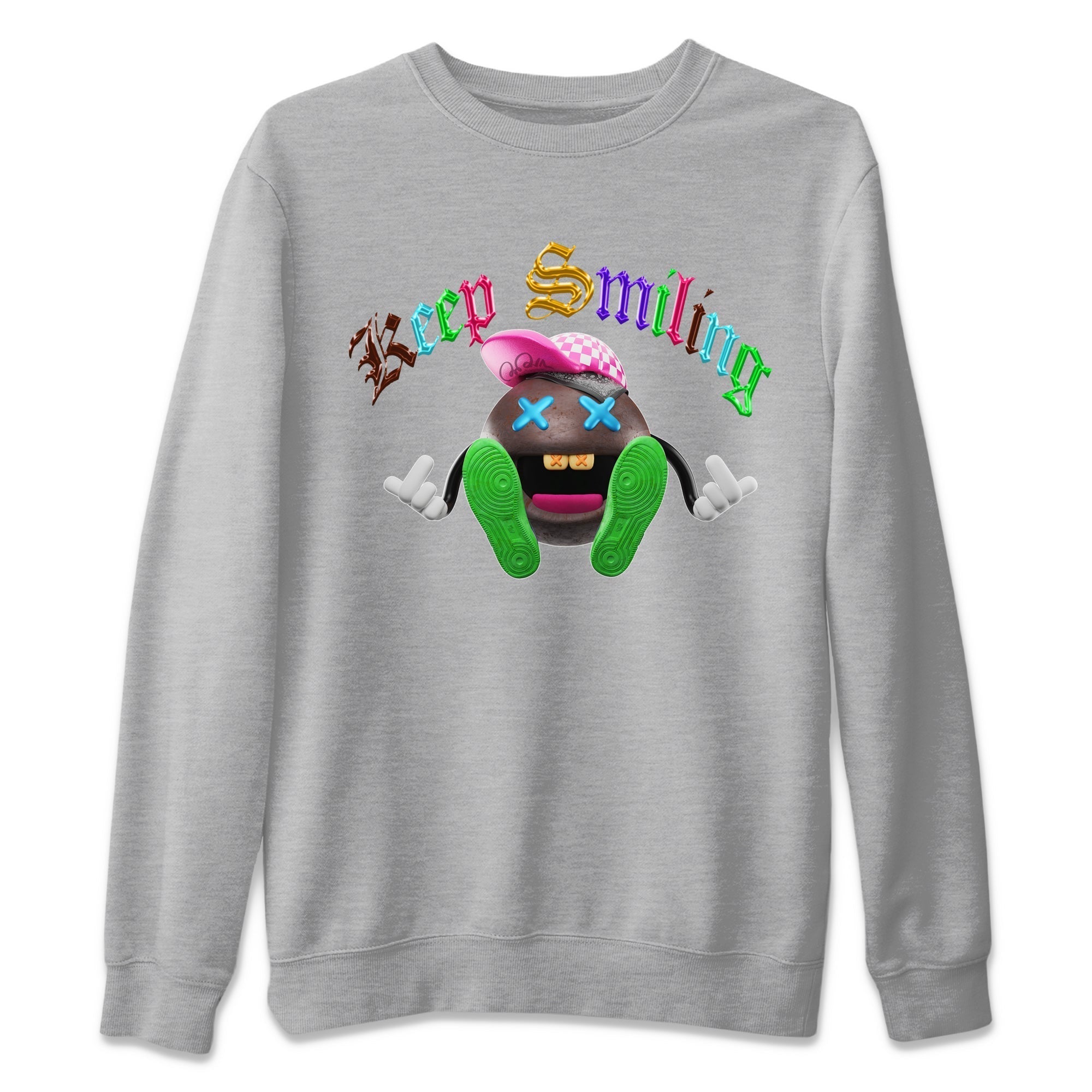 Keep Smiling Unisex Tops - Air Force 1 Undefeated Fauna Brown