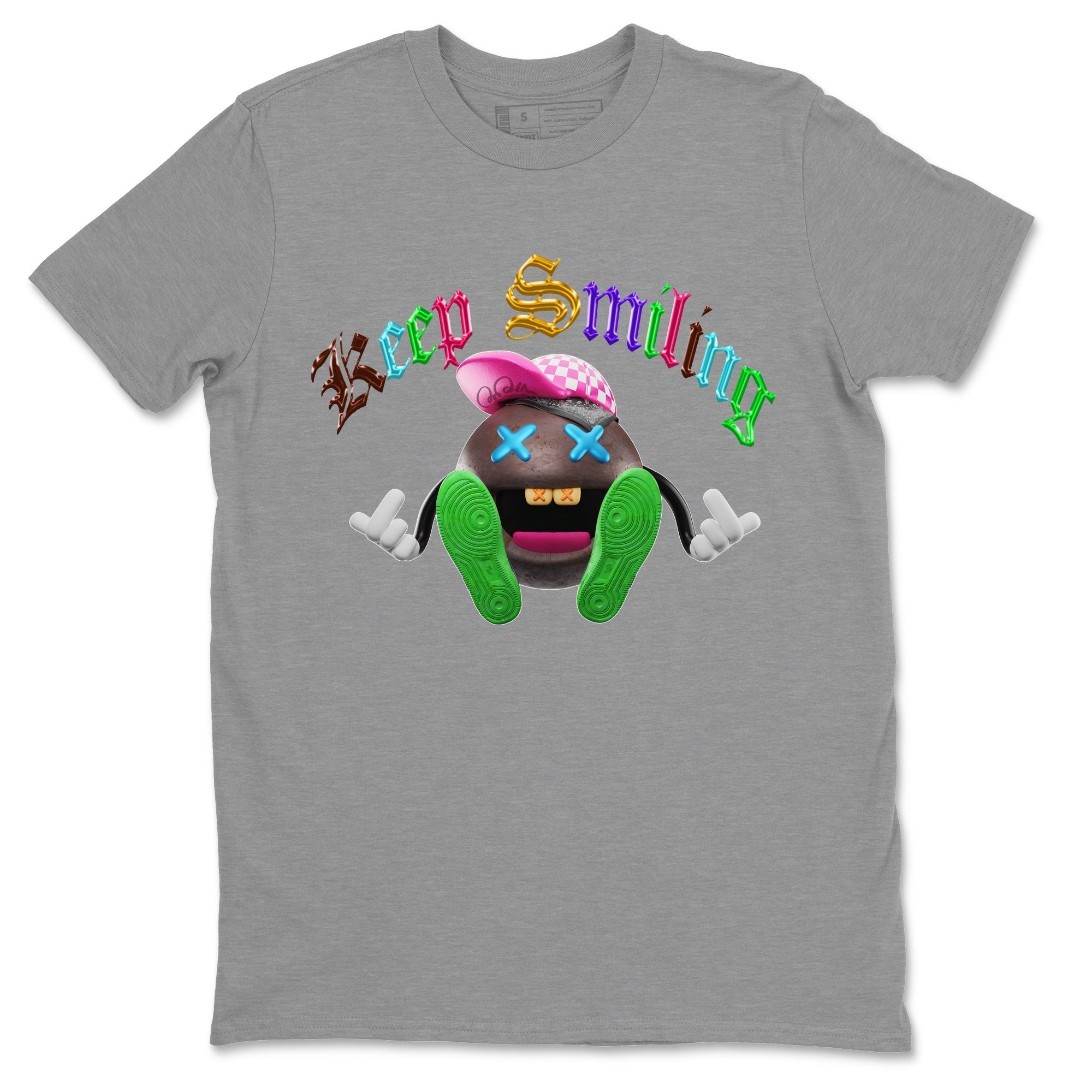 Keep Smiling Unisex Tops - Air Force 1 Undefeated Fauna Brown