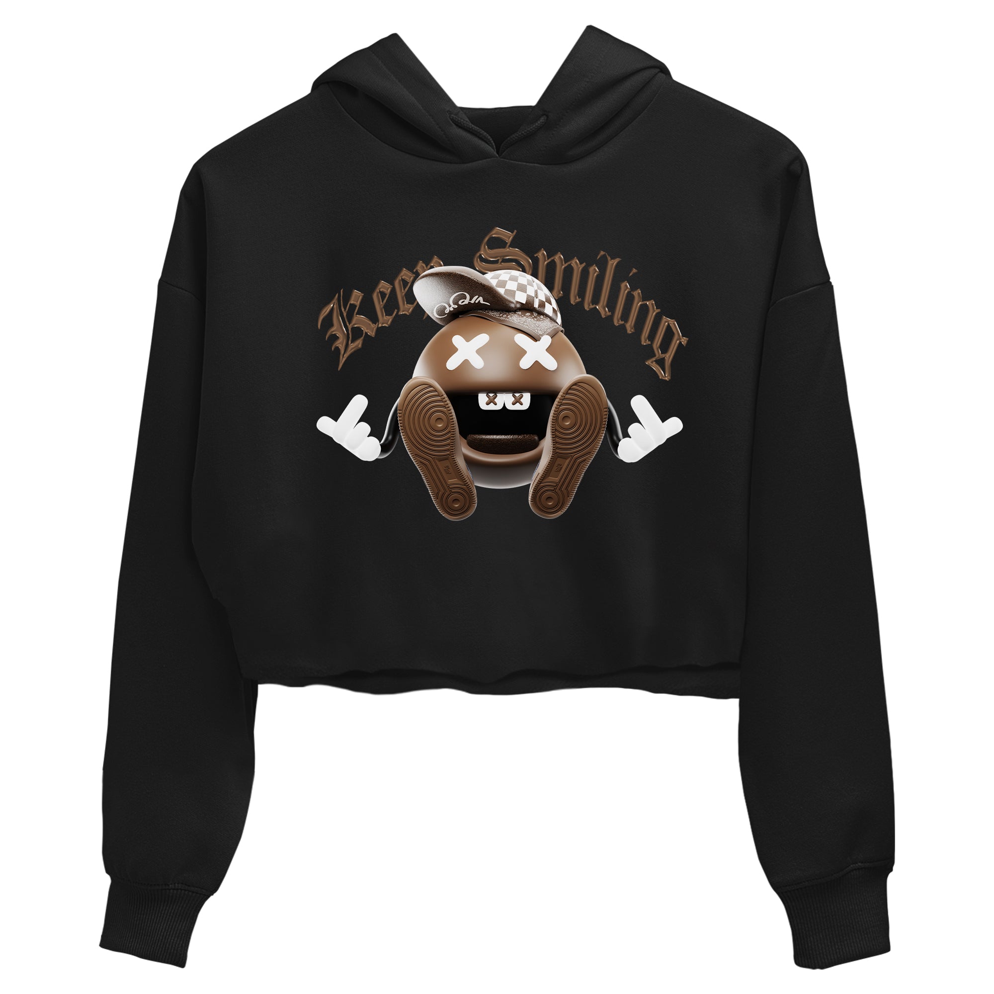 Keep Smiling snkmatch Women's Top - Air Force 1 Chocolate