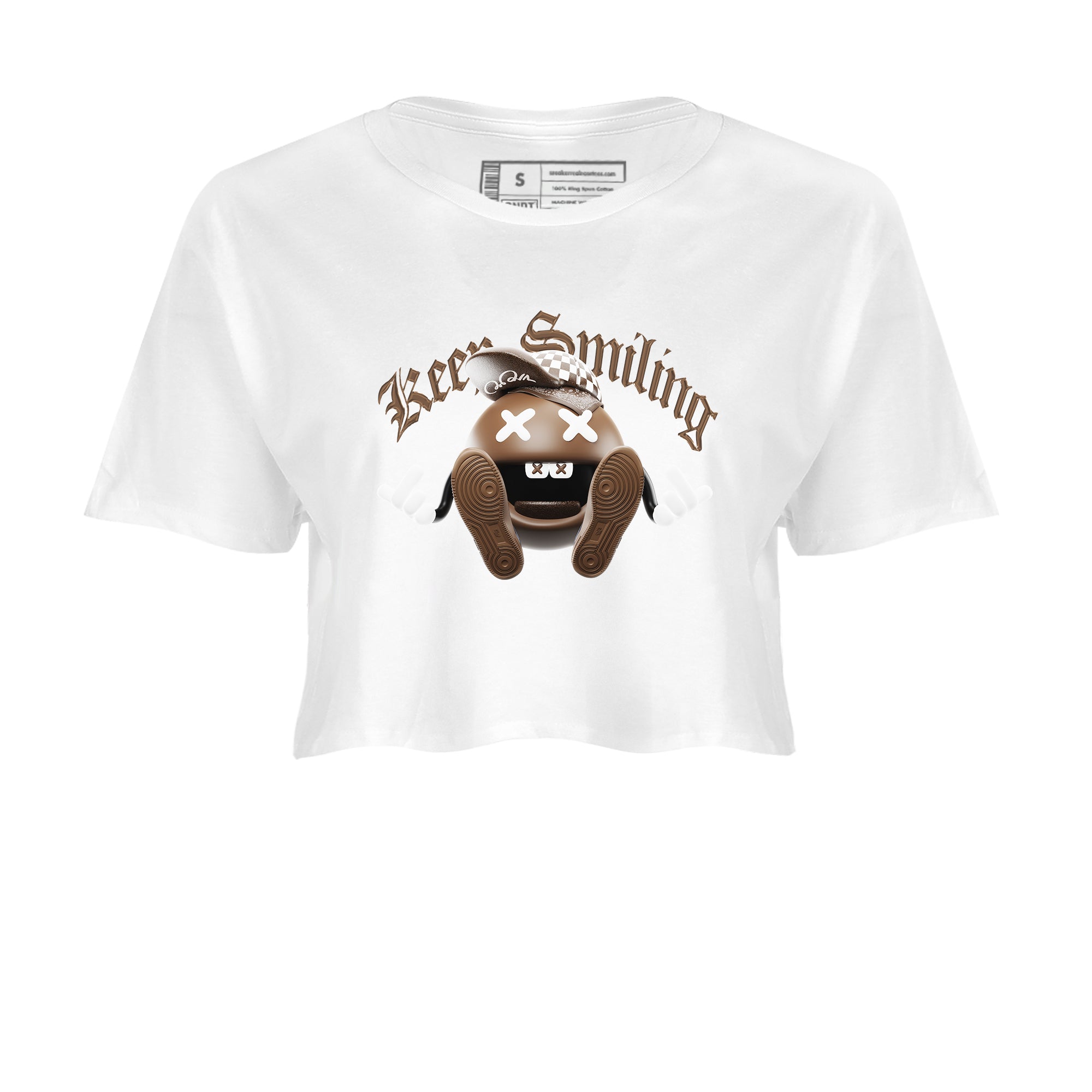 Keep Smiling snkmatch Women's Top - Air Force 1 Chocolate