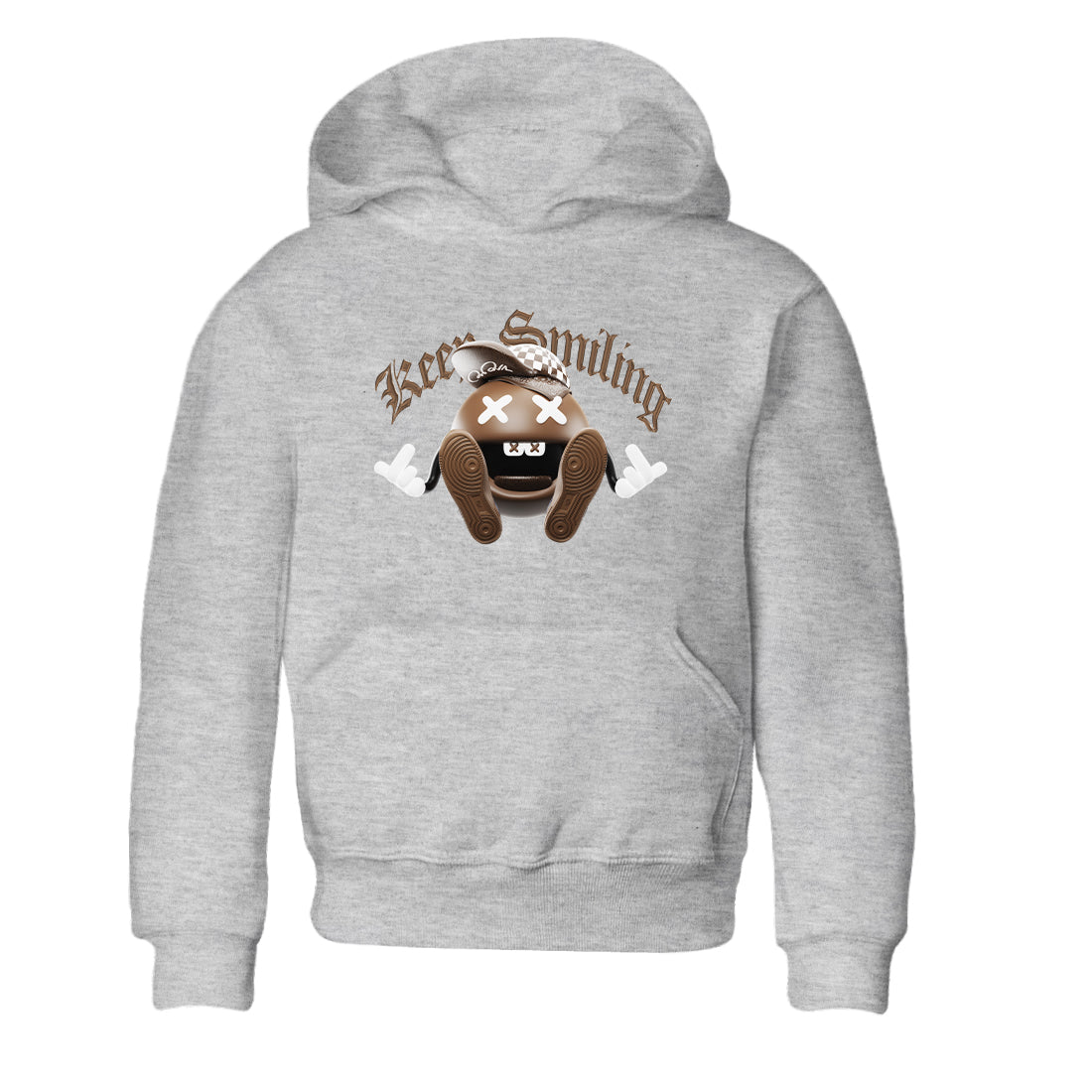 Keep Smiling snkmatch Tee Kids - Air Force 1 Chocolate