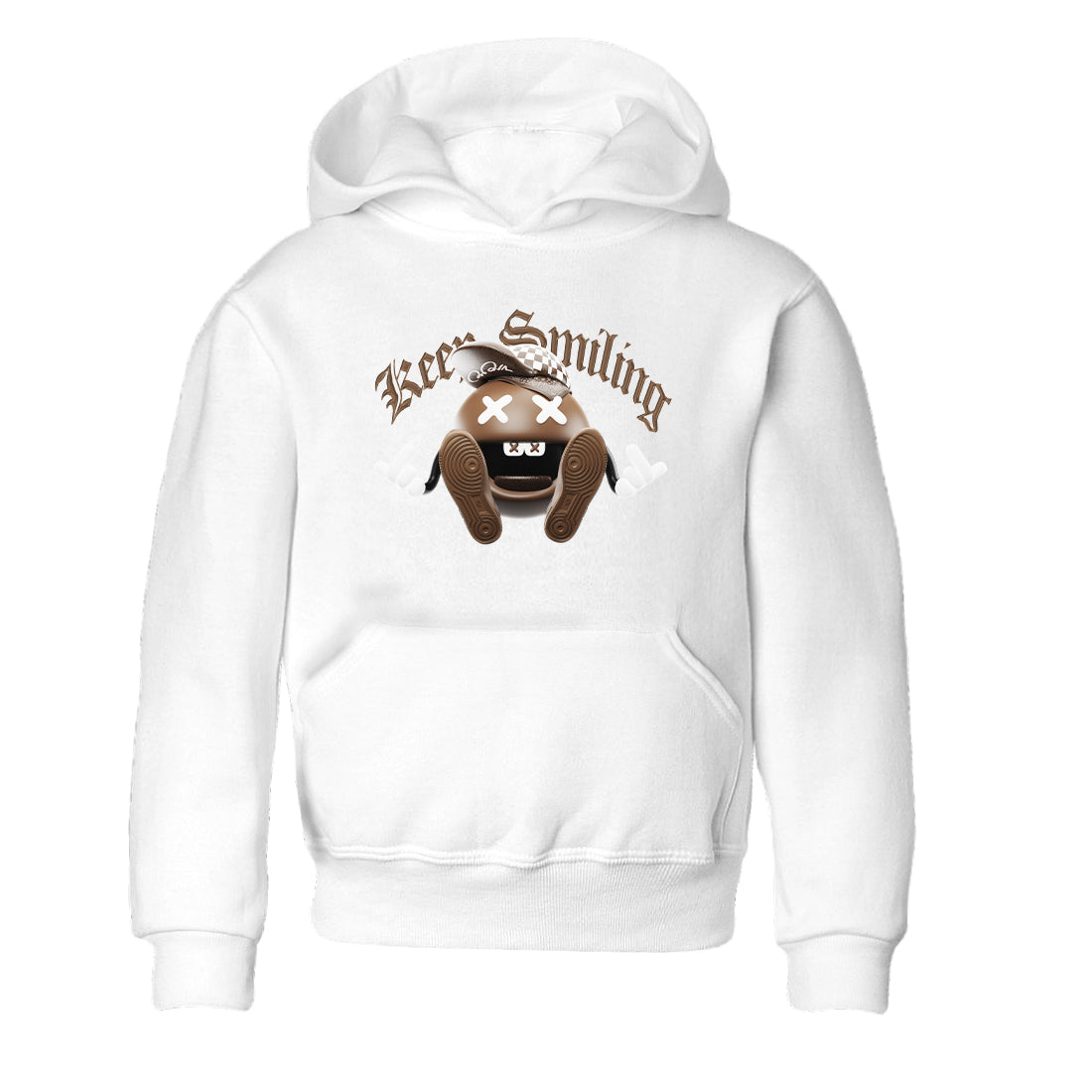 Keep Smiling snkmatch Tee Kids - Air Force 1 Chocolate