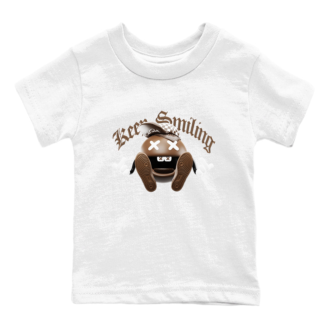 Keep Smiling snkmatch Tee Kids - Air Force 1 Chocolate