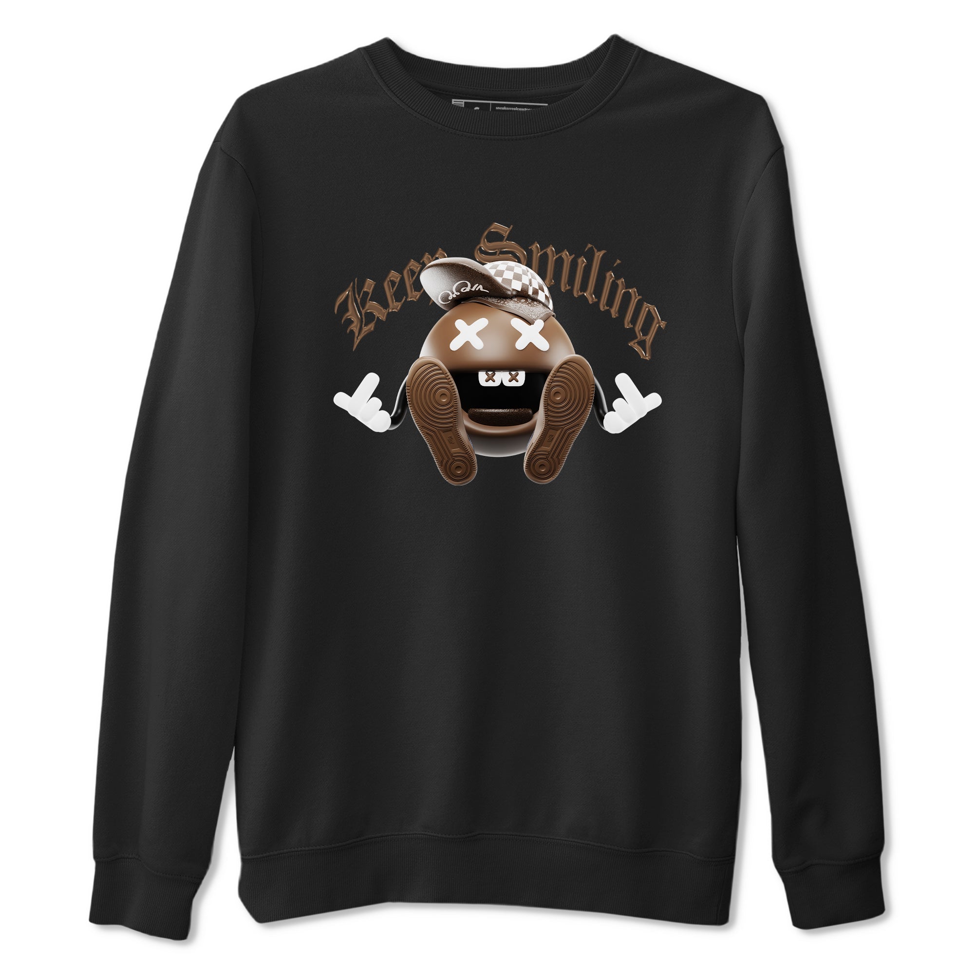 Keep Smiling snkmatch Tee - Air Force 1 Chocolate