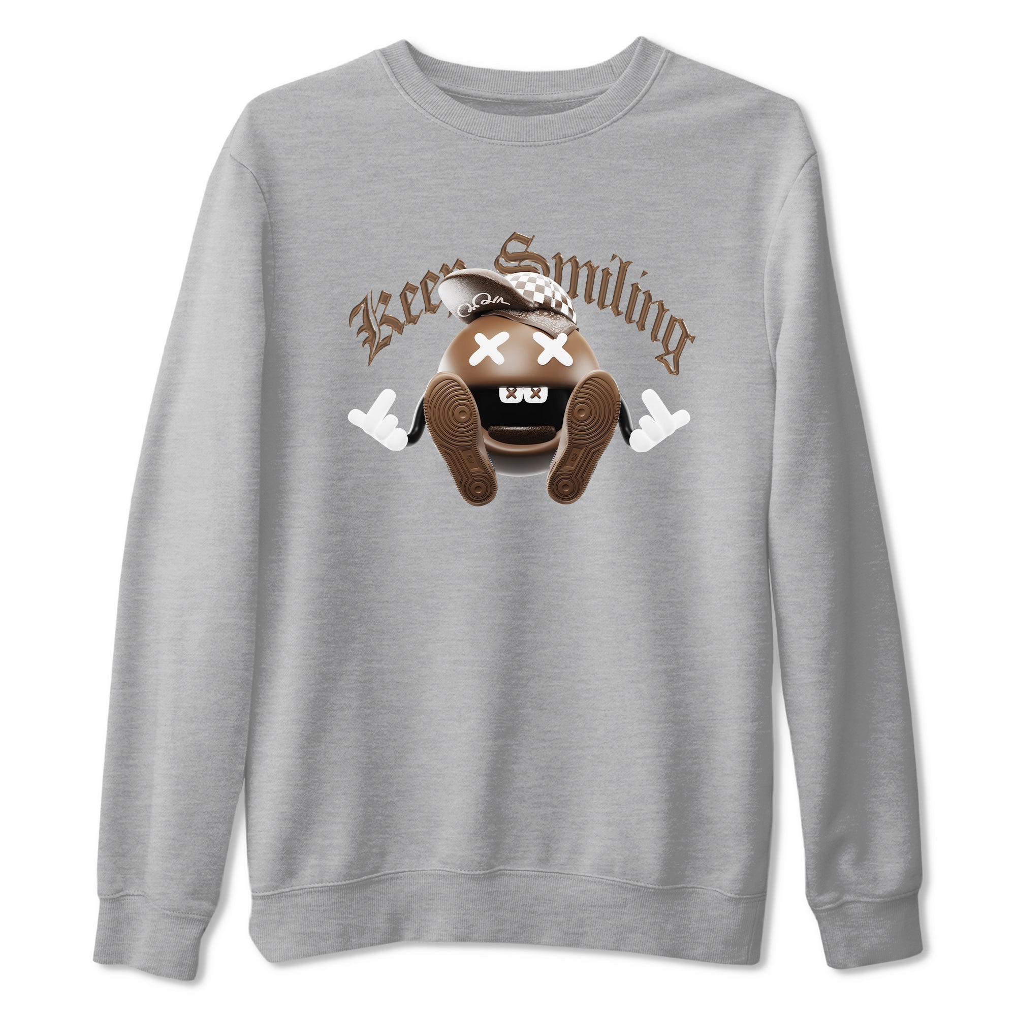 Keep Smiling snkmatch Tee - Air Force 1 Chocolate
