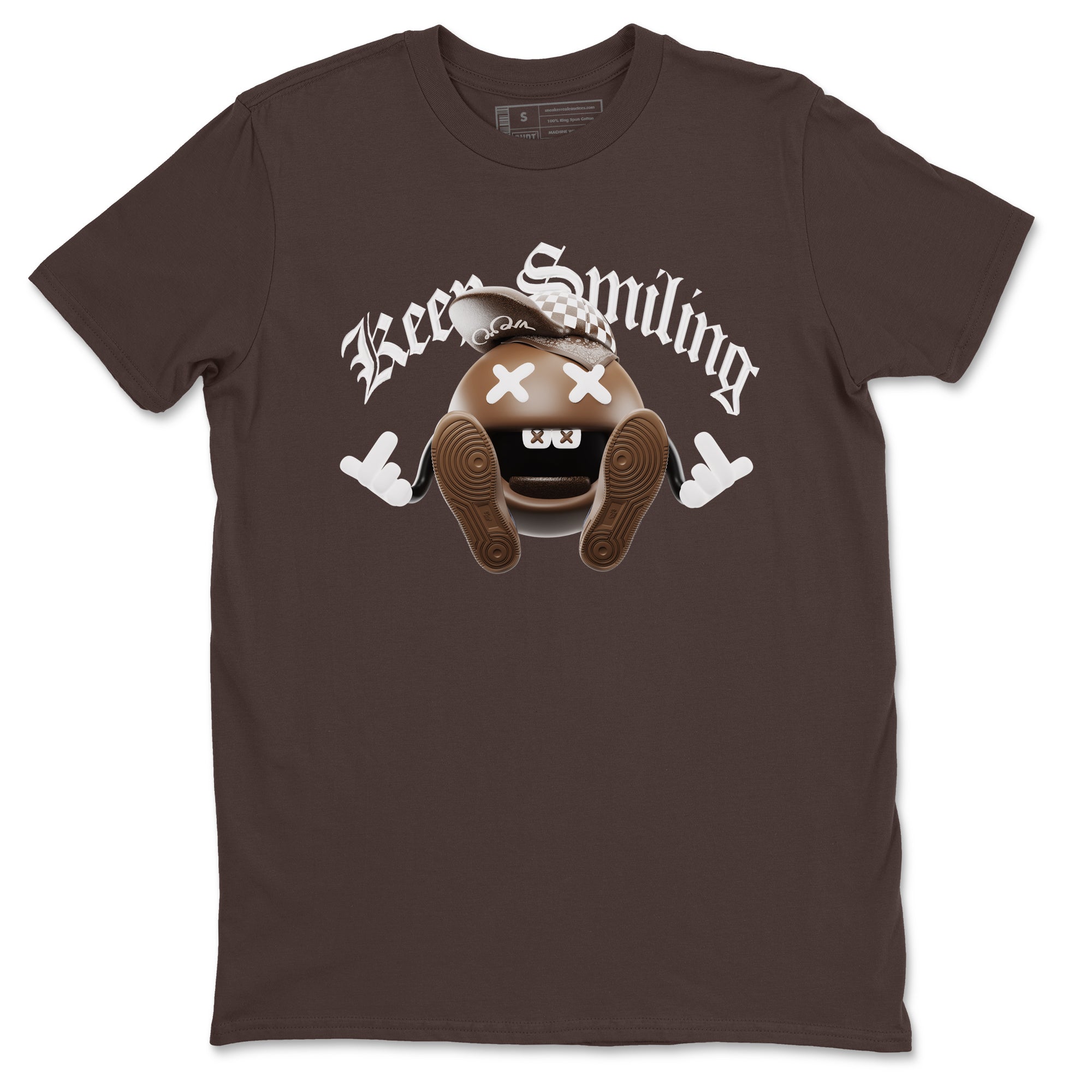 Keep Smiling snkmatch Tee - Air Force 1 Chocolate