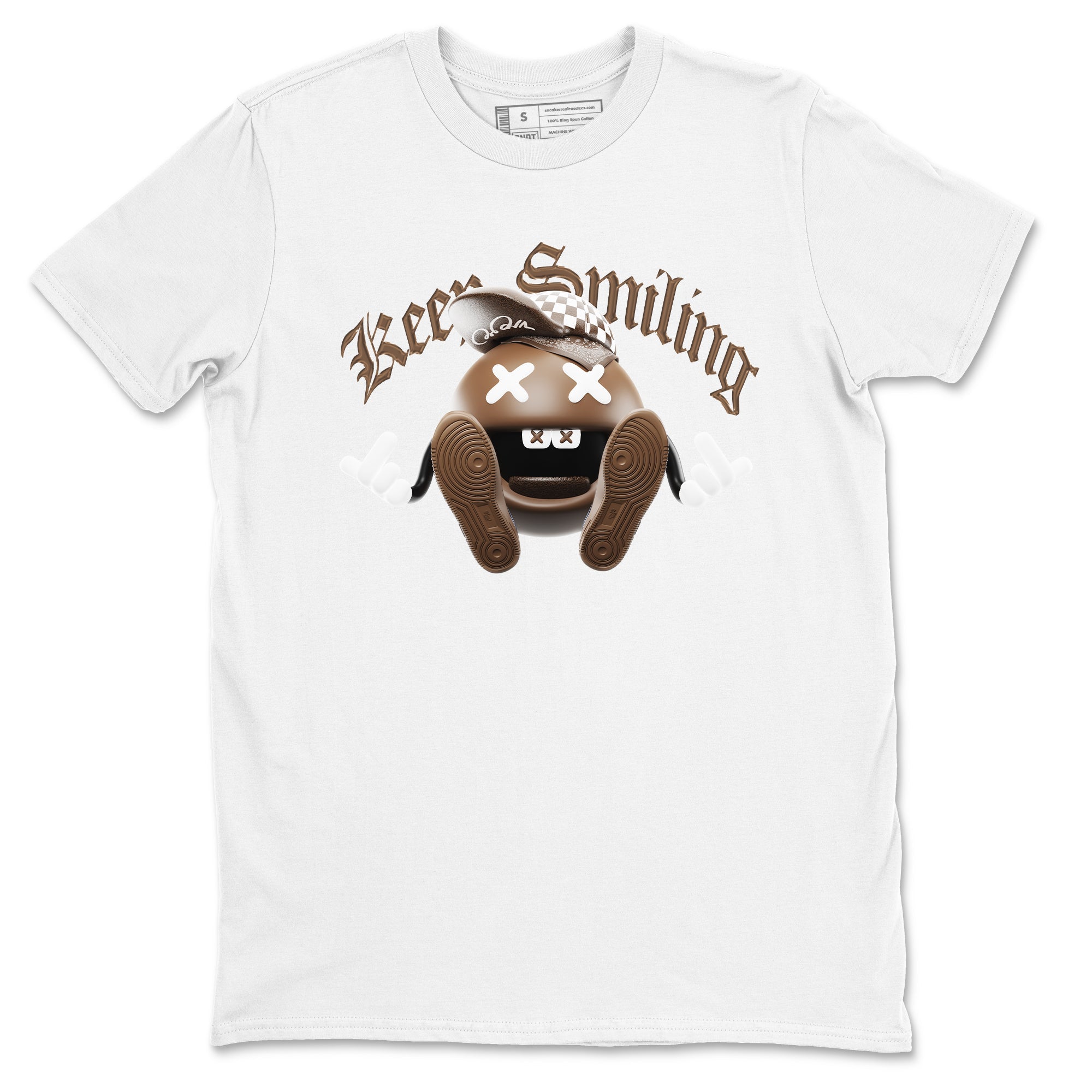 Keep Smiling snkmatch Tee - Air Force 1 Chocolate