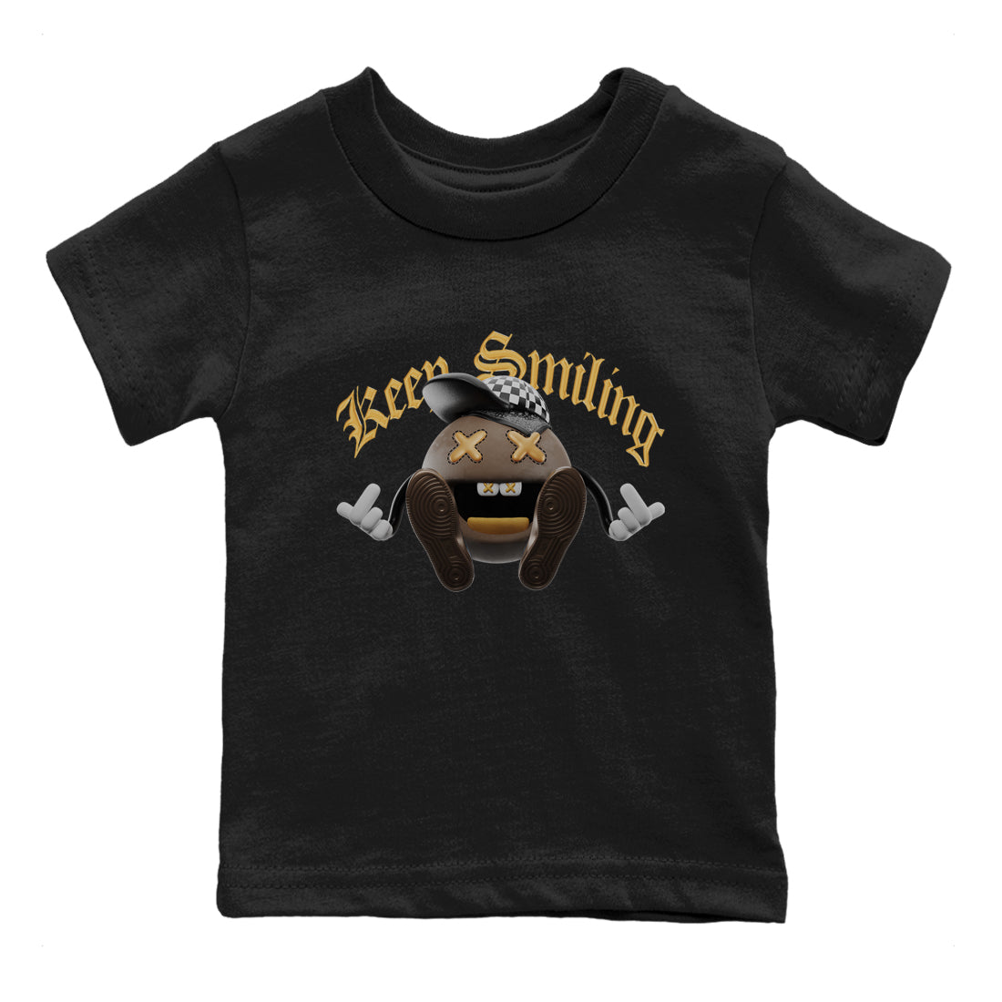 Keep Smiling snkmatch Tee Kids - Air Jordan 1 Palomino