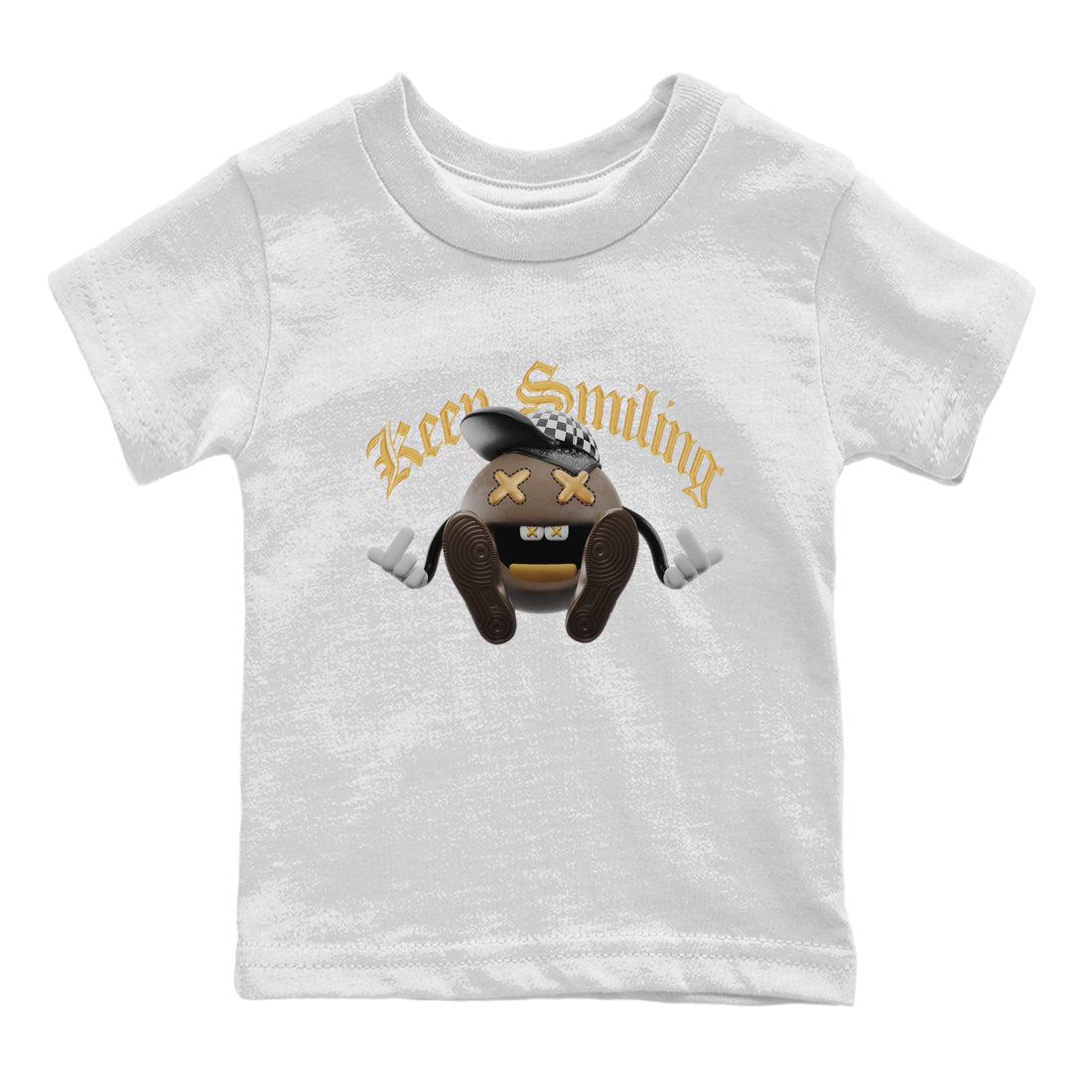 Keep Smiling snkmatch Tee Kids - Air Jordan 1 Palomino