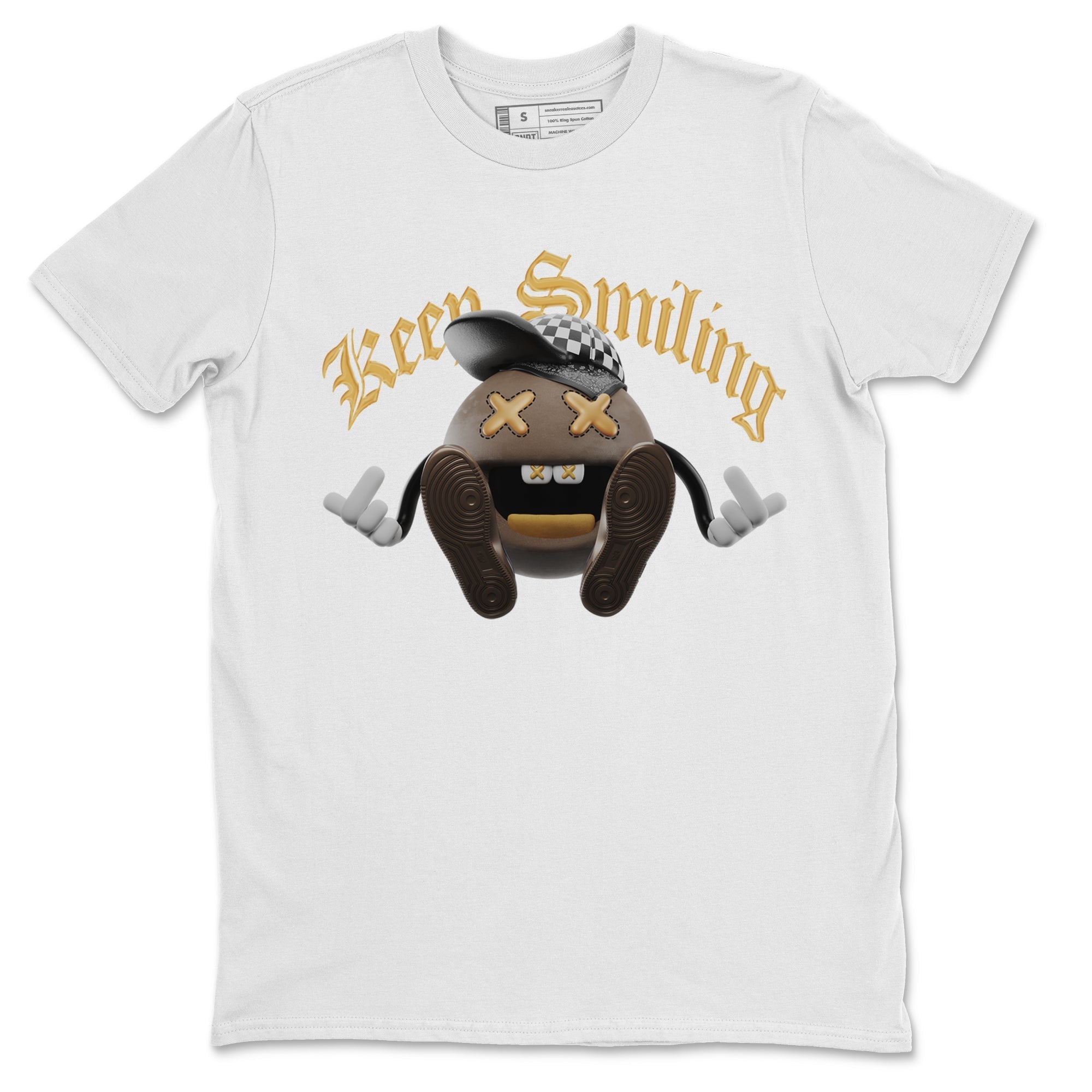 Keep Smiling snkmatch Tee - Air Jordan 1 Palomino