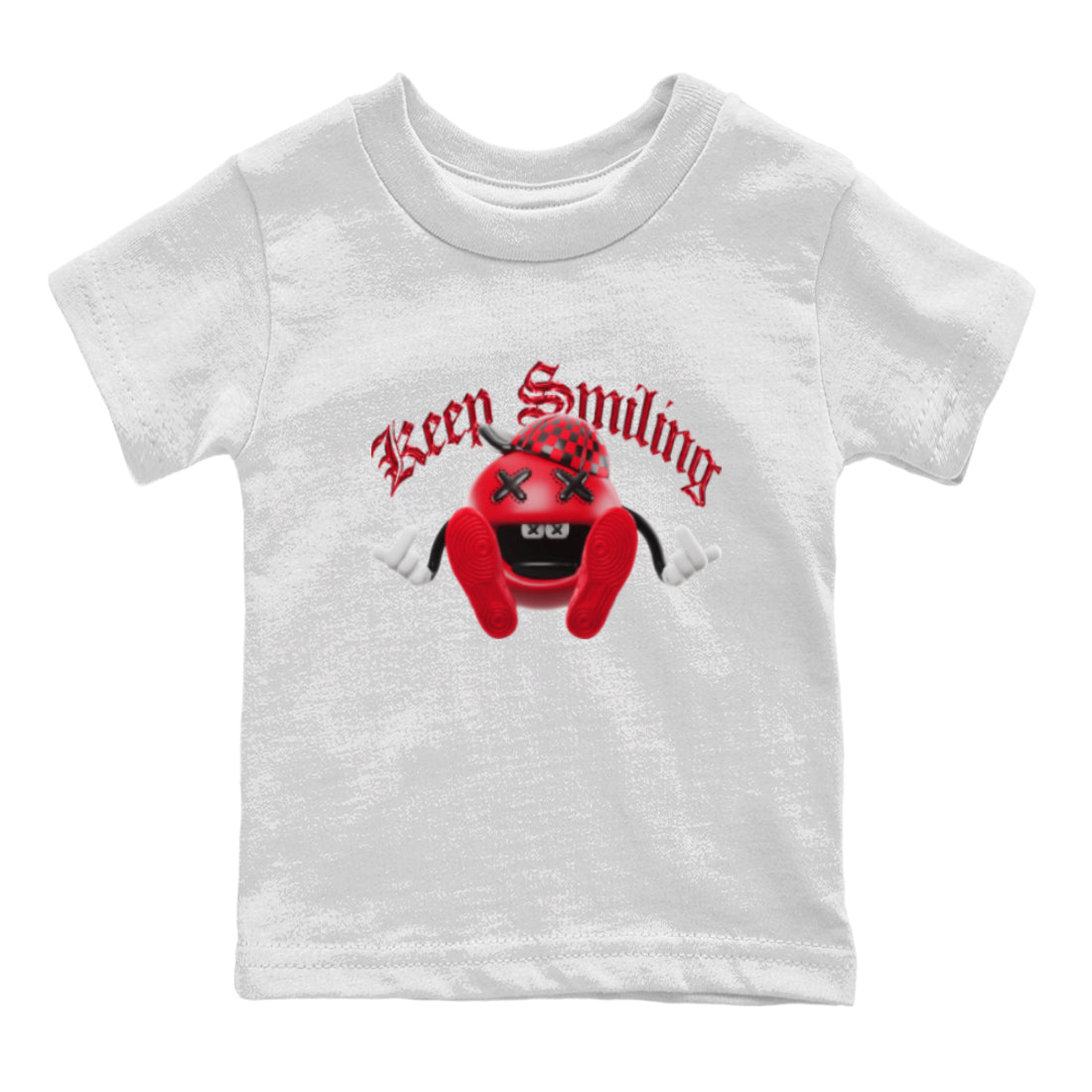 Keep Smiling Kids Tops - Air Jordan 1 Satin Bred