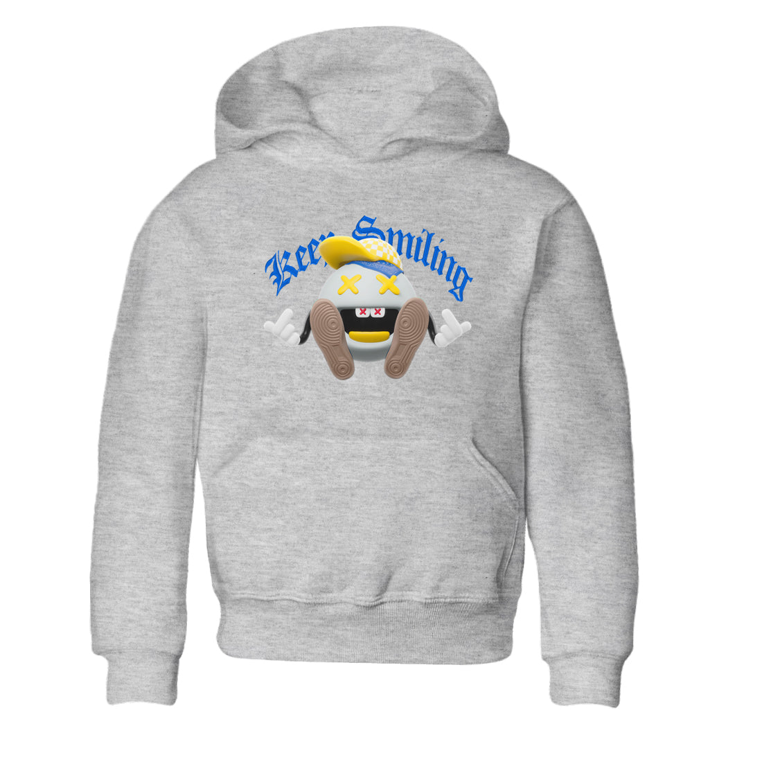 Keep Smiling snkmatch Tees Kids - Air Jordan 1 Travis Scott Canary