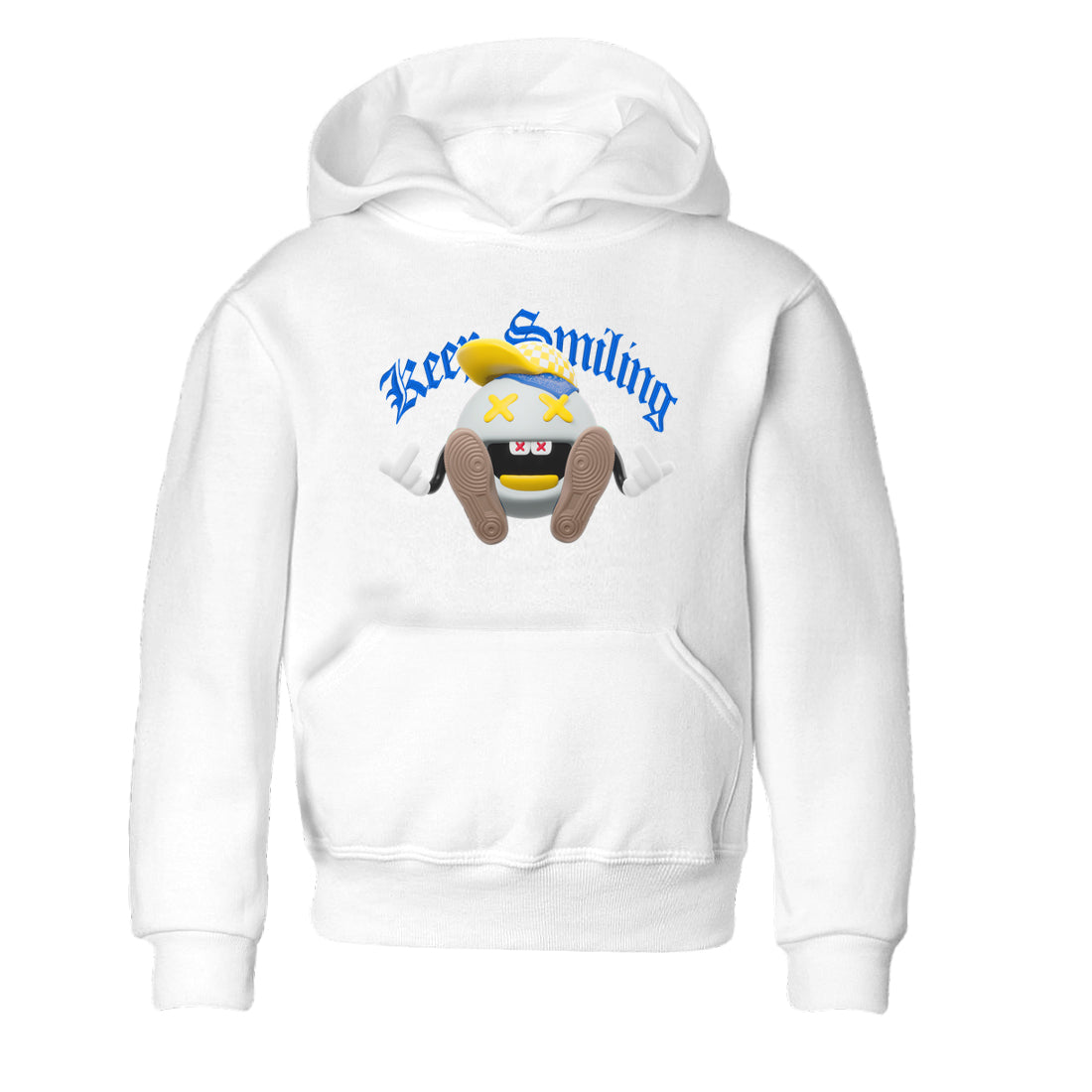 Keep Smiling snkmatch Tees Kids - Air Jordan 1 Travis Scott Canary