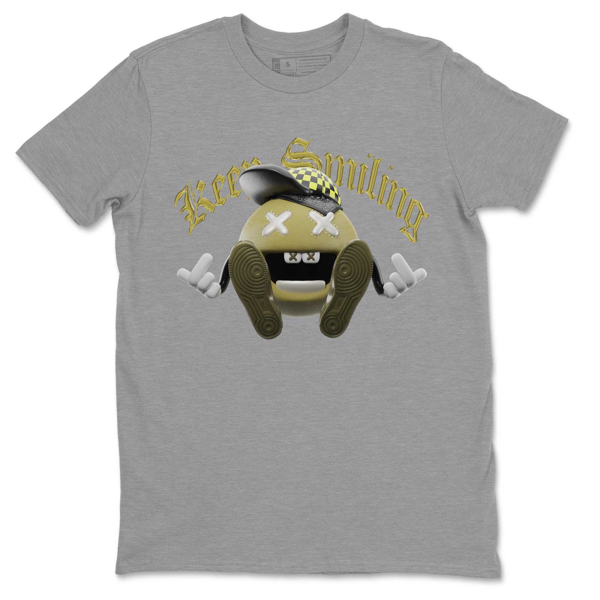 Keep Smiling snkmatch Tee - Air Jordan 1 Travis Scott Golf