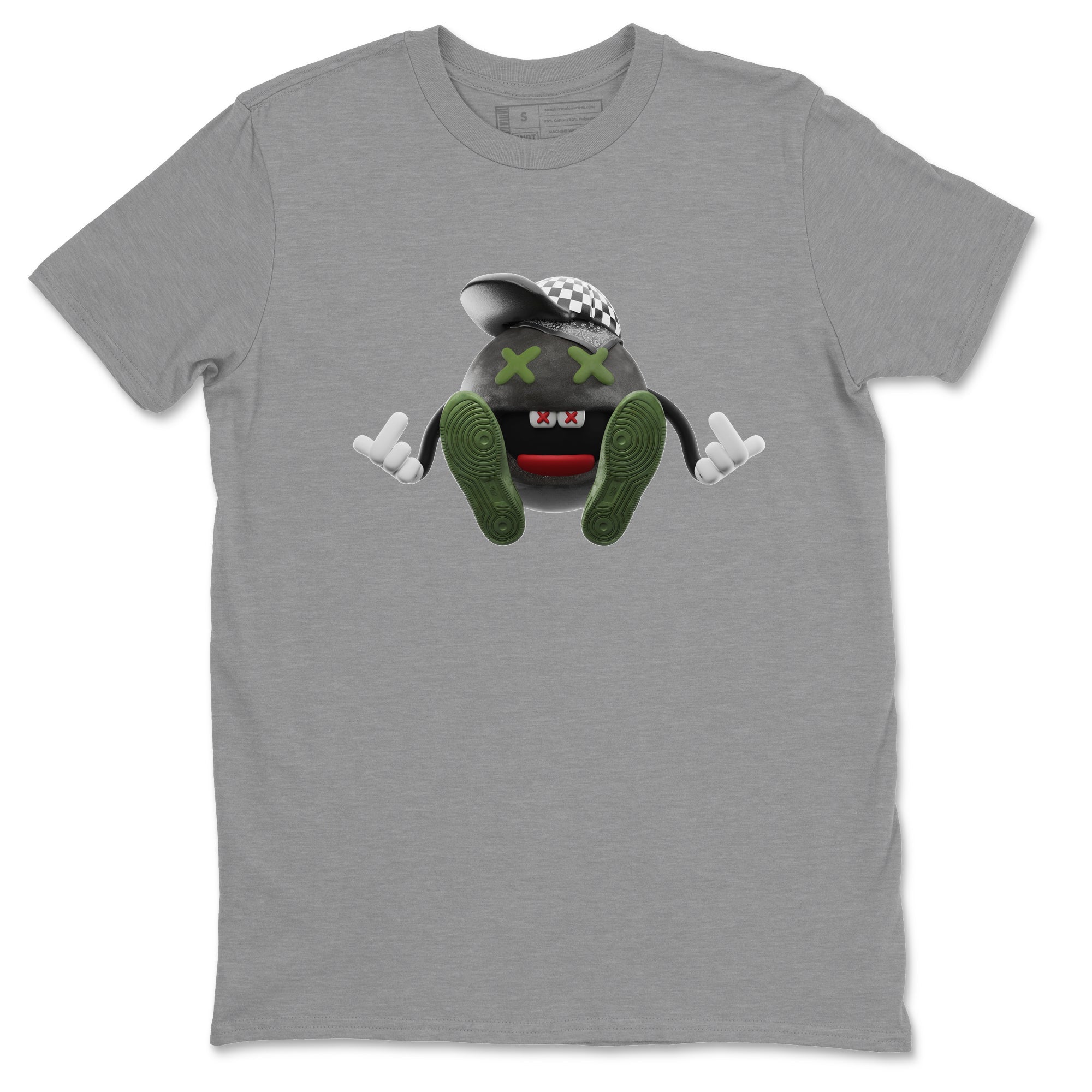 Keep Smiling Unisex Tops - Air Jordan 1 Travis Scott Olive