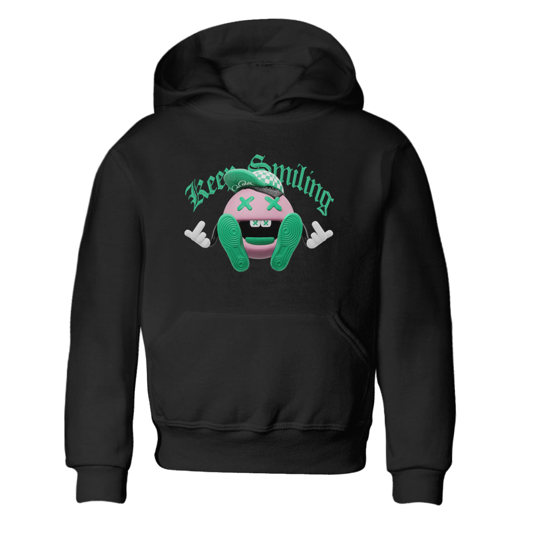 Keep Smiling snkmatch Tees Kids - Dunk Medium Soft Pink Malachite