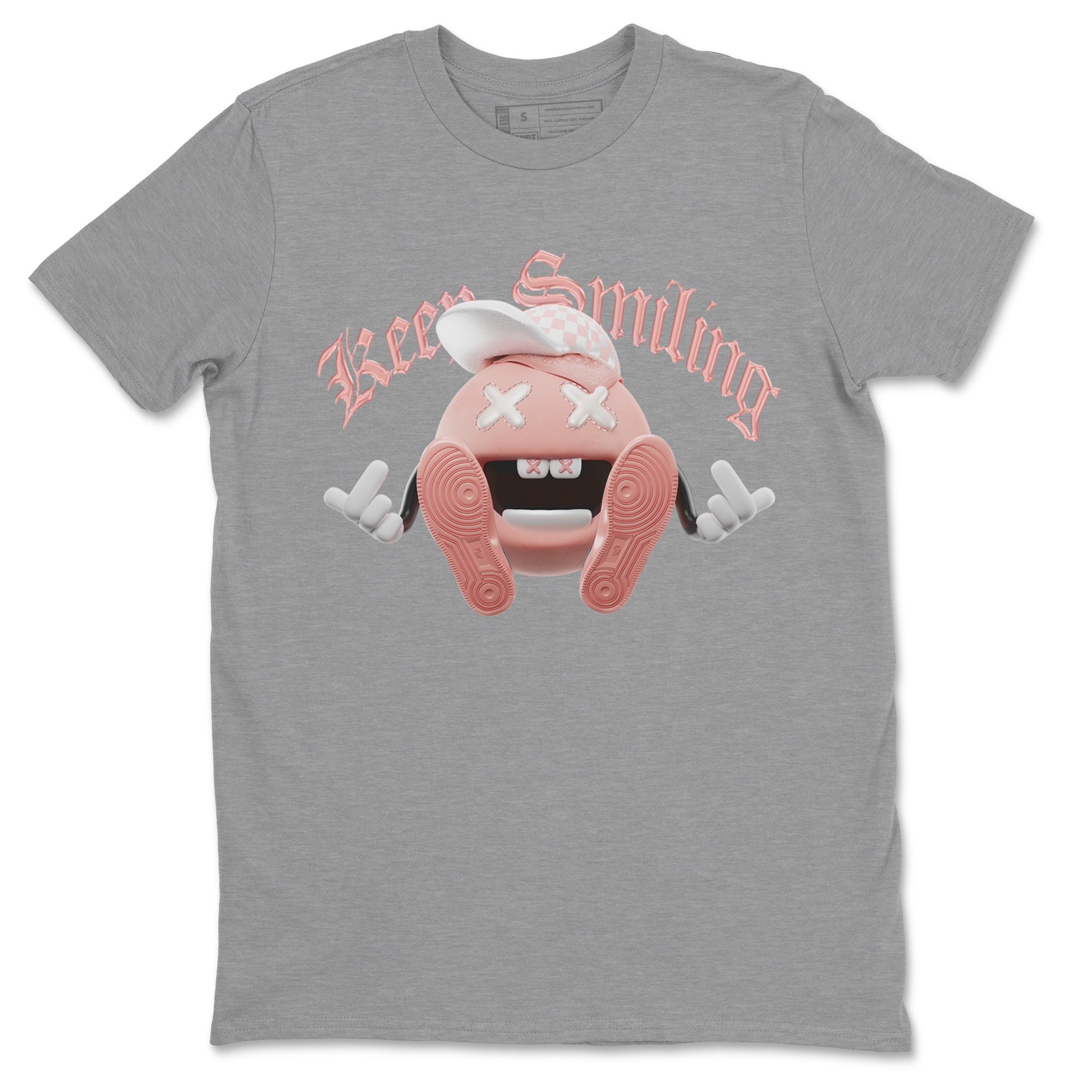 Keep Smiling snkmatch Tee - Dunk Rose Whisper
