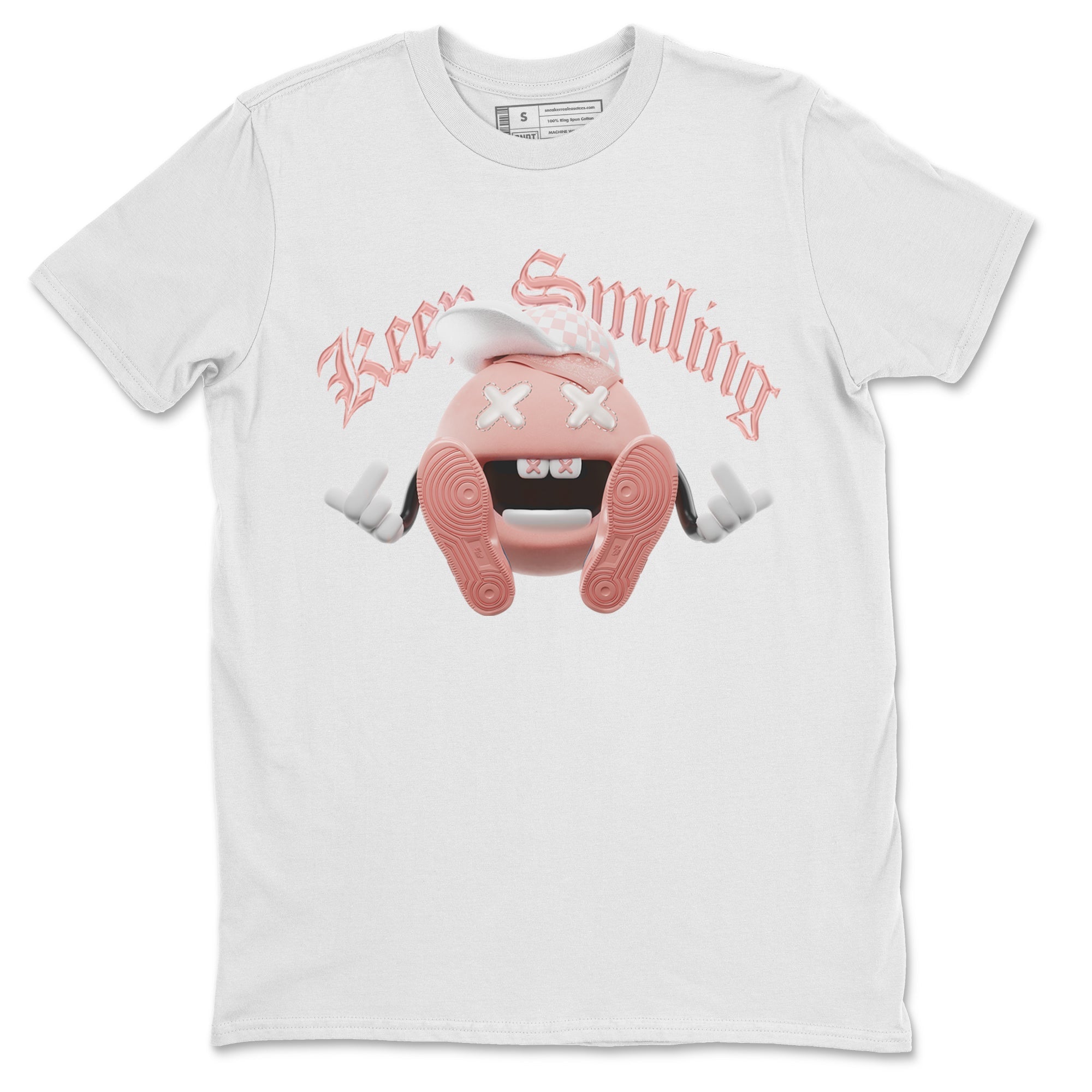 Keep Smiling snkmatch Tee - Dunk Rose Whisper