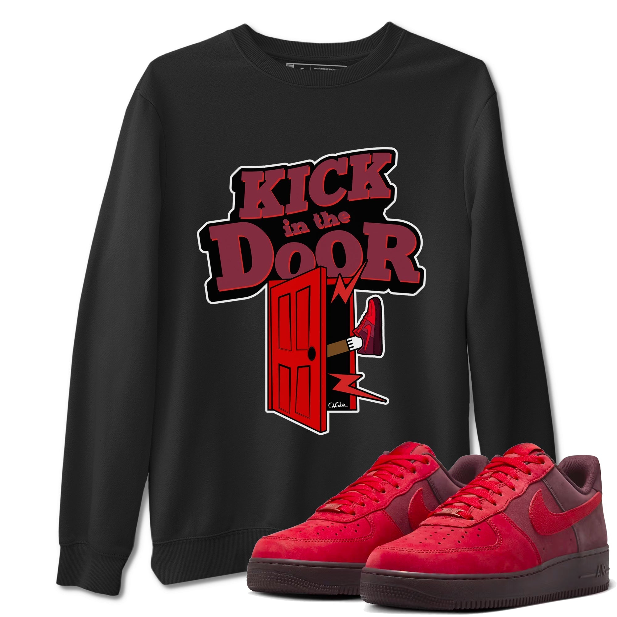 Kick In The Door snkmatch Tees - Air Force 1 Layers Of Love