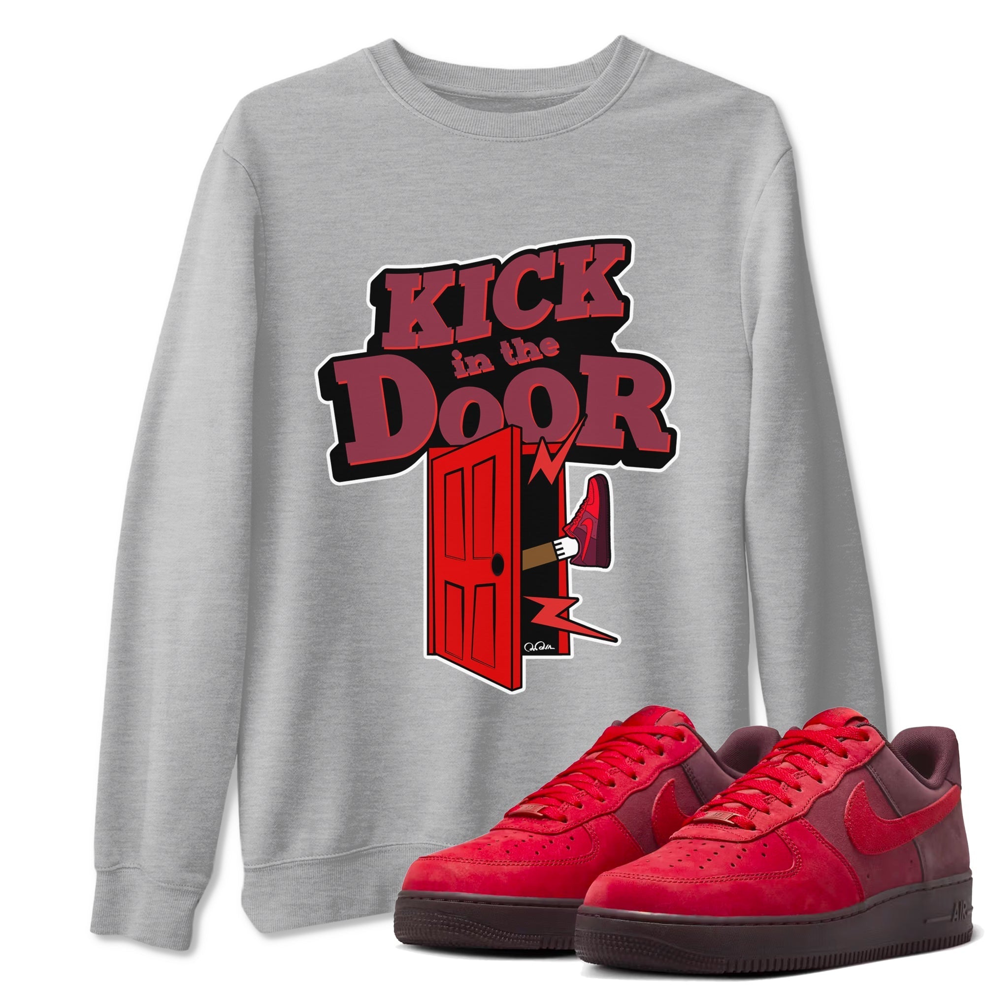 Kick In The Door snkmatch Tees - Air Force 1 Layers Of Love