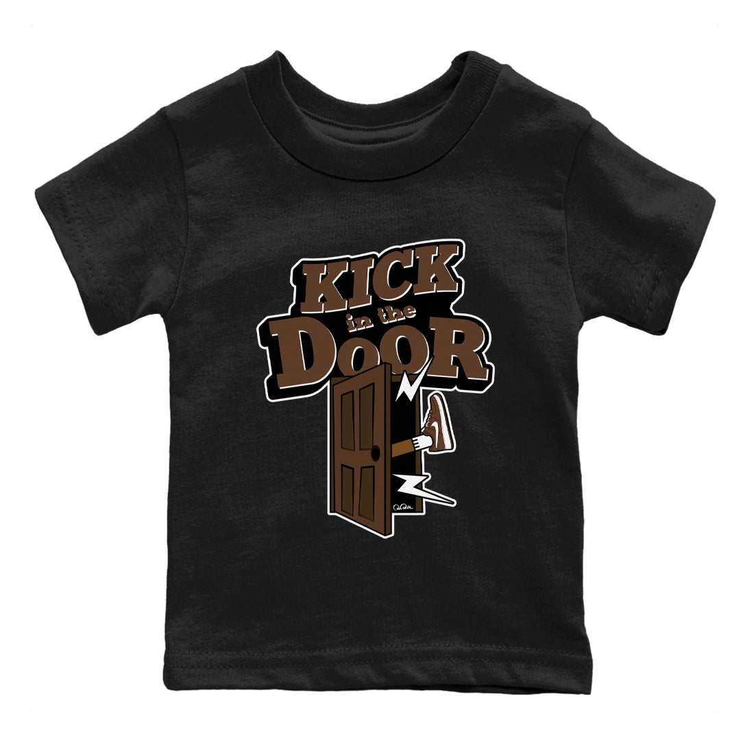 Kick In The Door snkmatch Tee Kids - Air Force 1 Chocolate