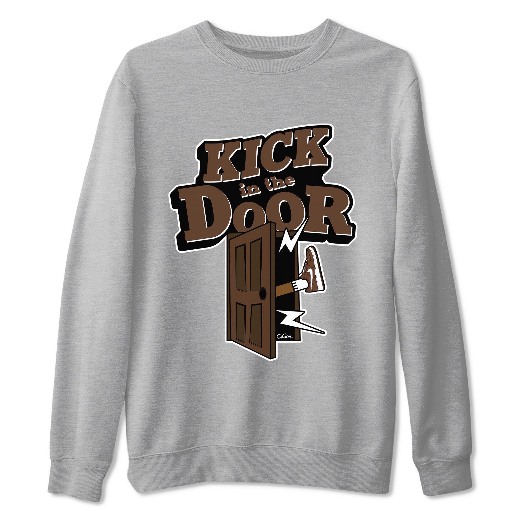 Kick In The Door snkmatch Tee - Air Force 1 Chocolate