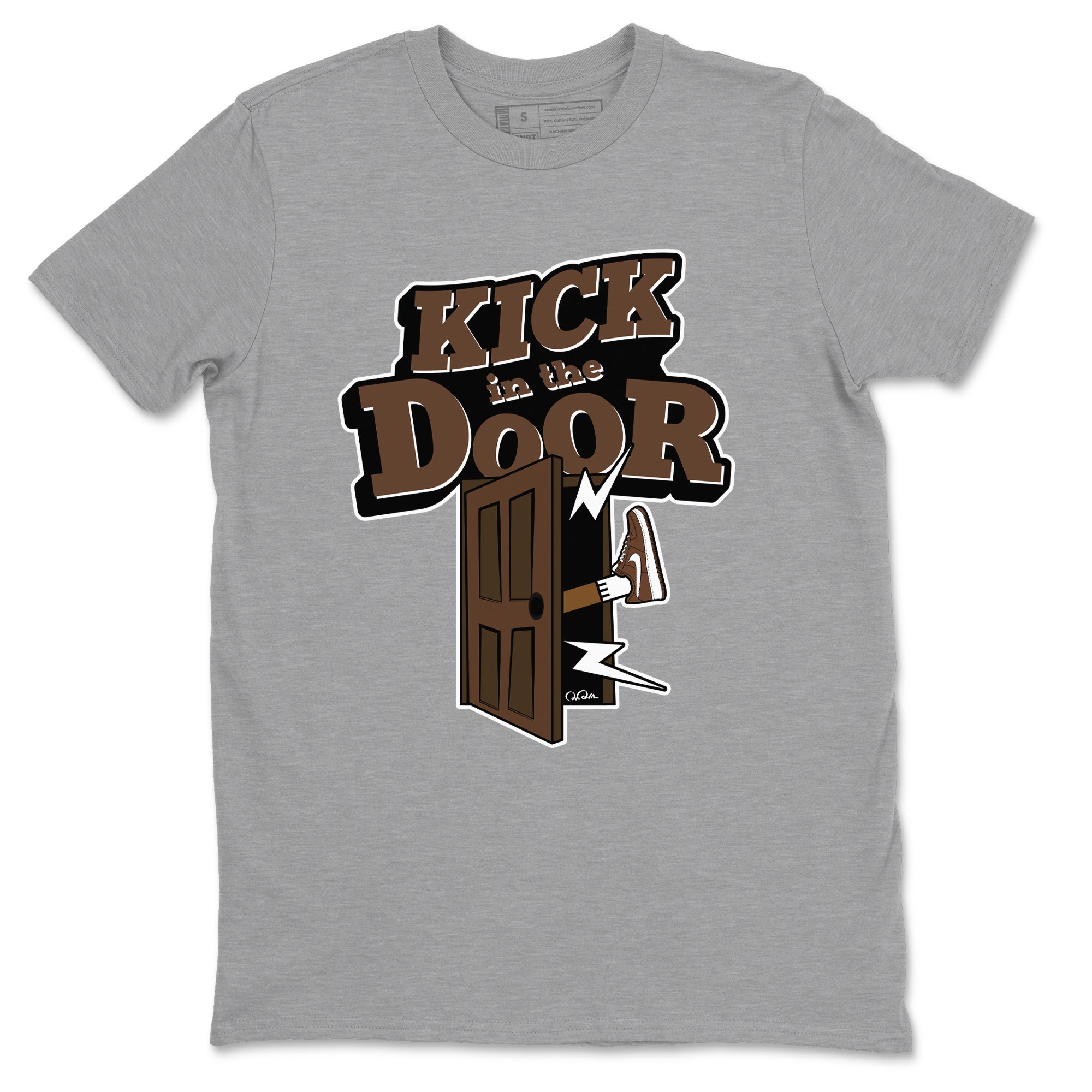 Kick In The Door snkmatch Tee - Air Force 1 Chocolate