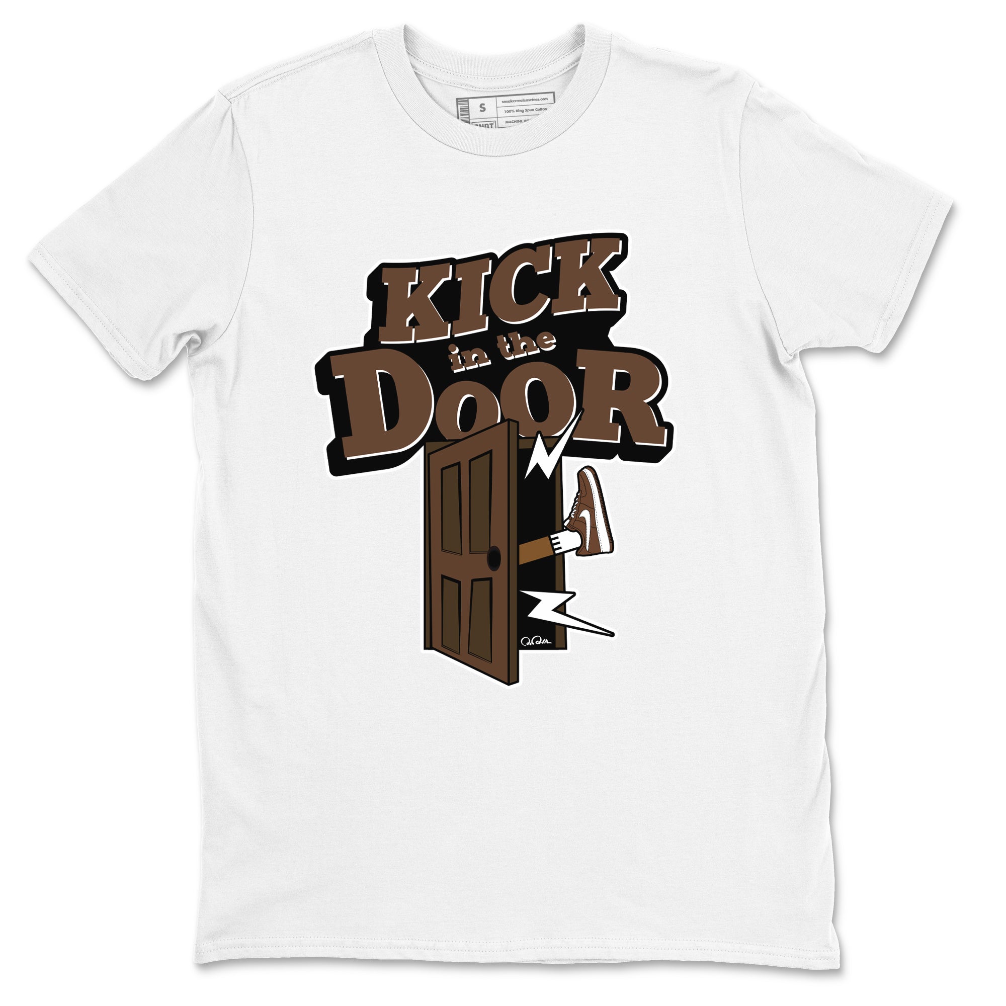 Kick In The Door snkmatch Tee - Air Force 1 Chocolate