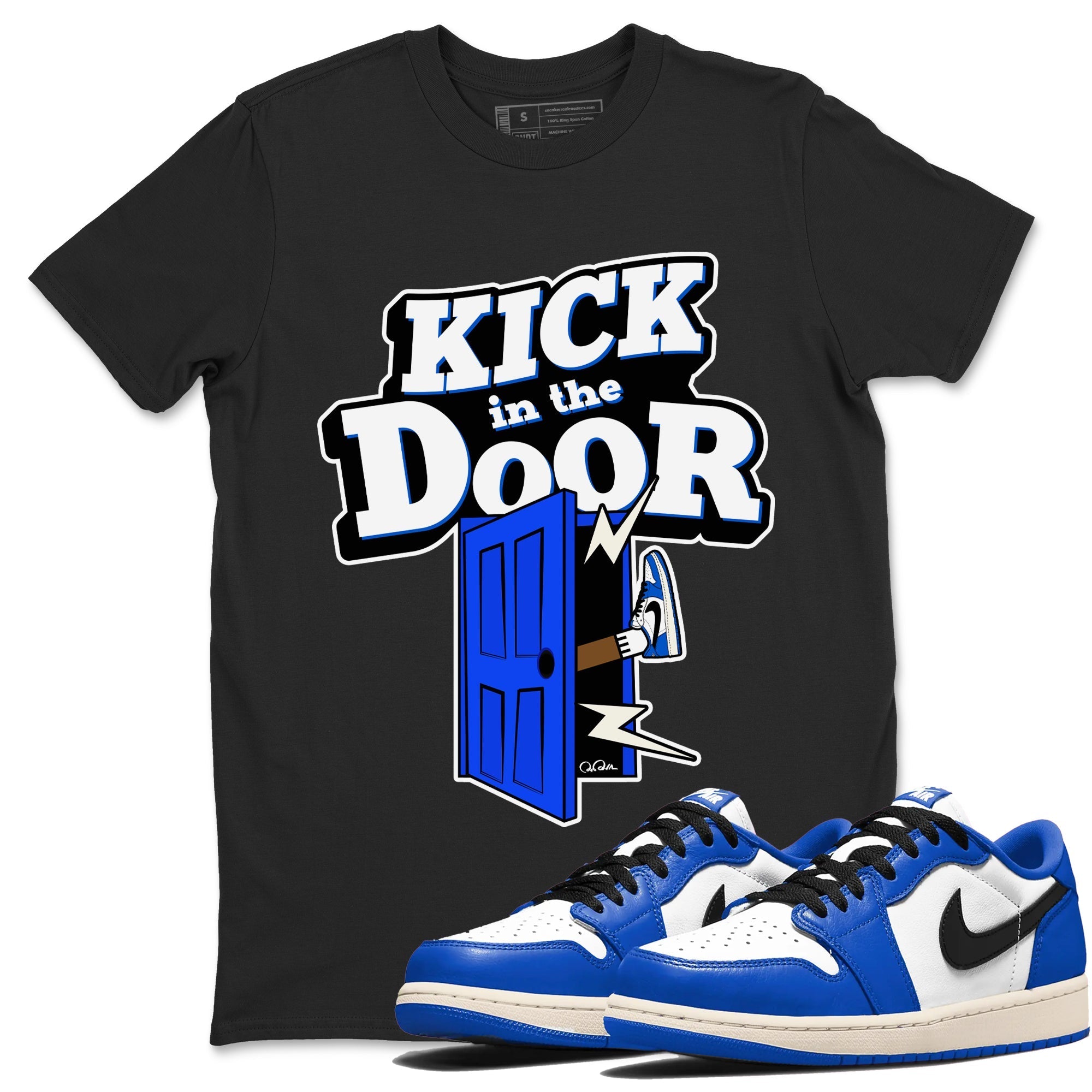 Kick In The Door snkmatch Tees - Air Jordan 1 Game Royal