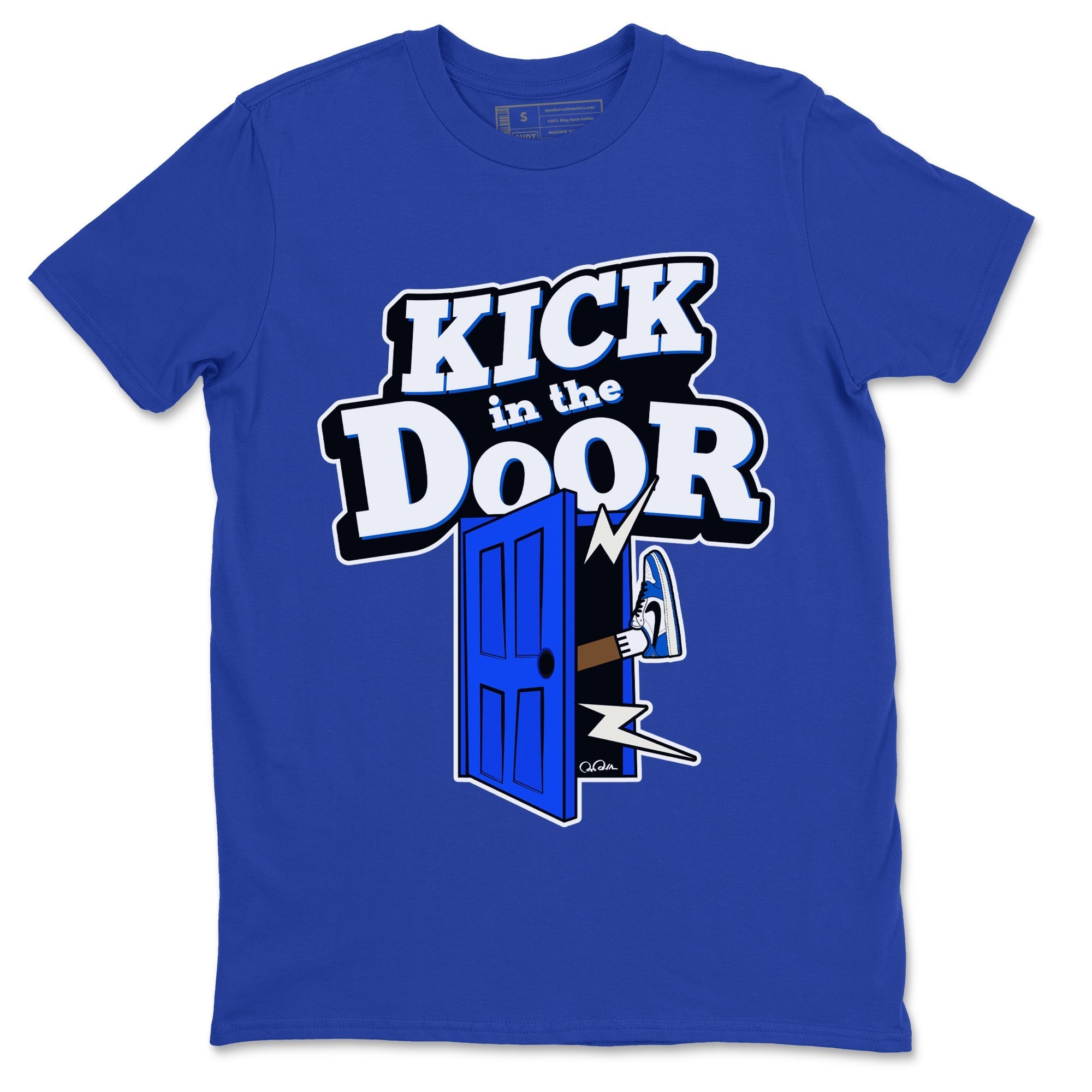 Kick In The Door snkmatch Tees - Air Jordan 1 Game Royal