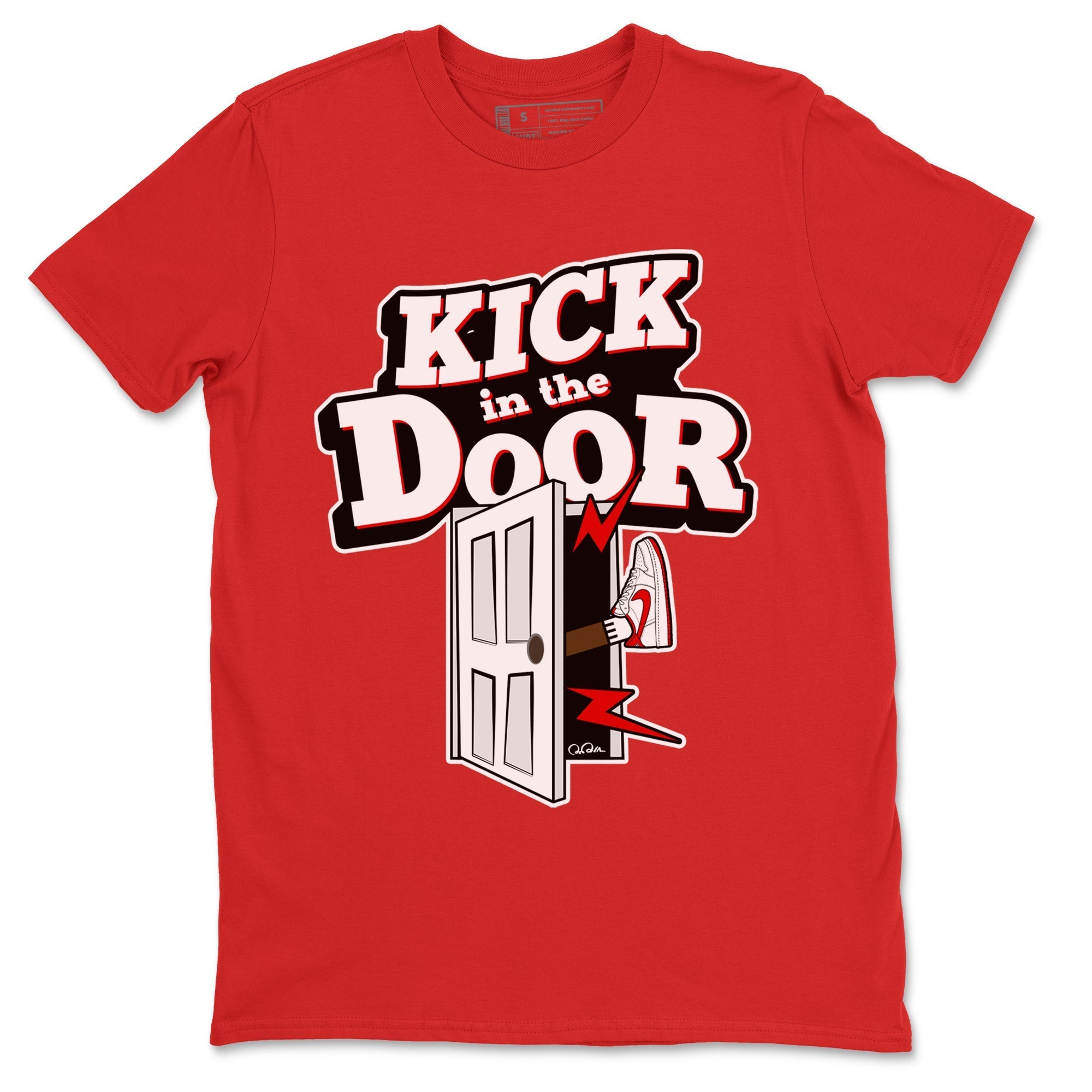 Kick In The Door snkmatch Tee - Air Jordan 1 University Red