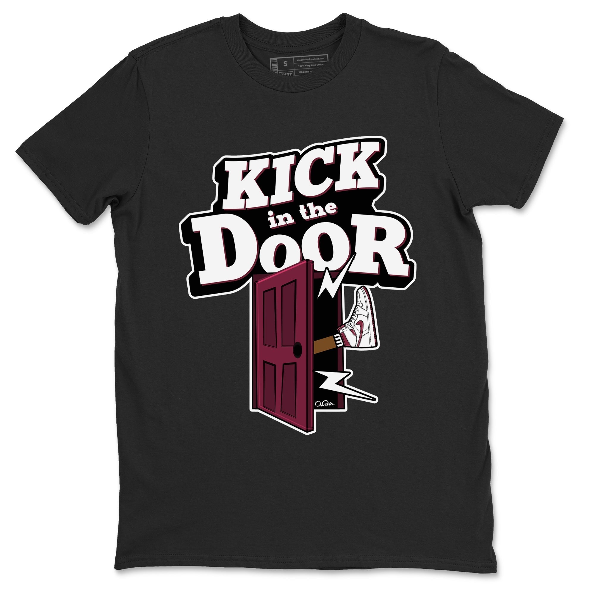 Kick In The Door snkmatch Tee - Air Jordan 1 Metallic Burgundy