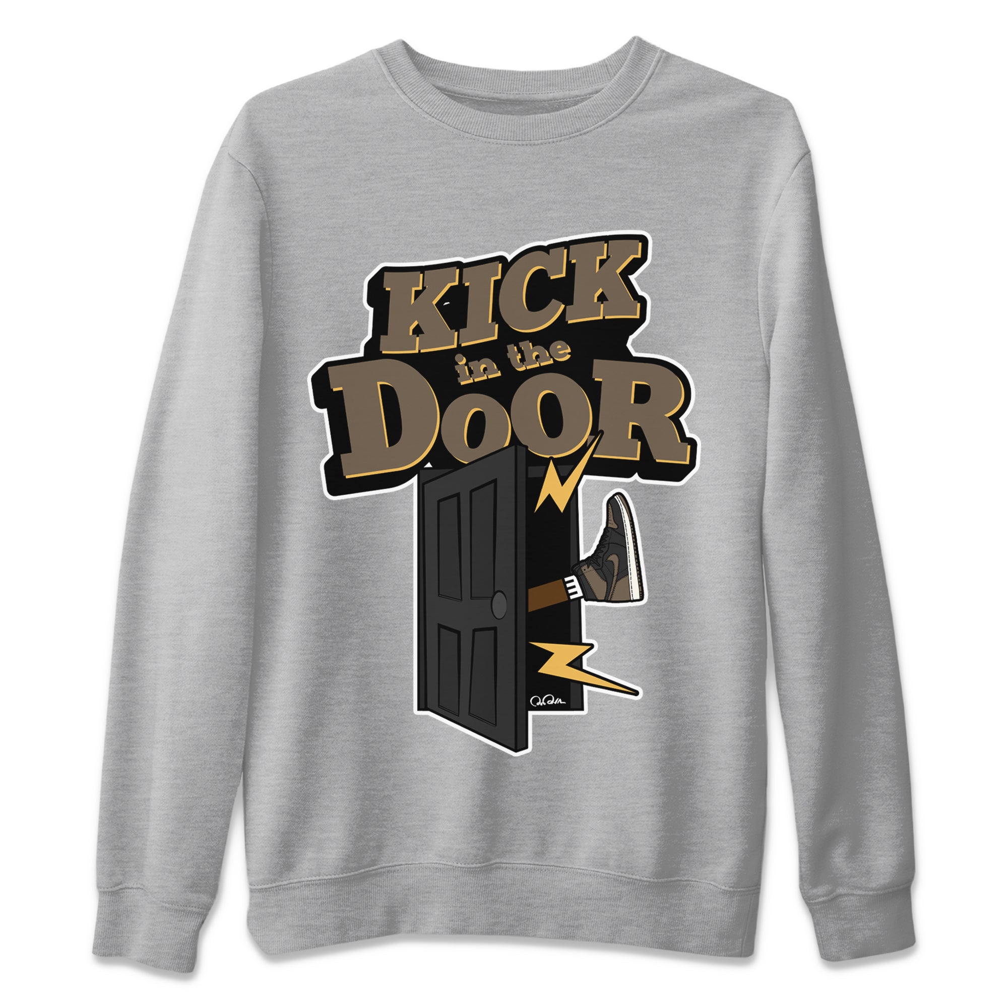 Kick In The Door snkmatch Tee - Air Jordan 1 Palomino