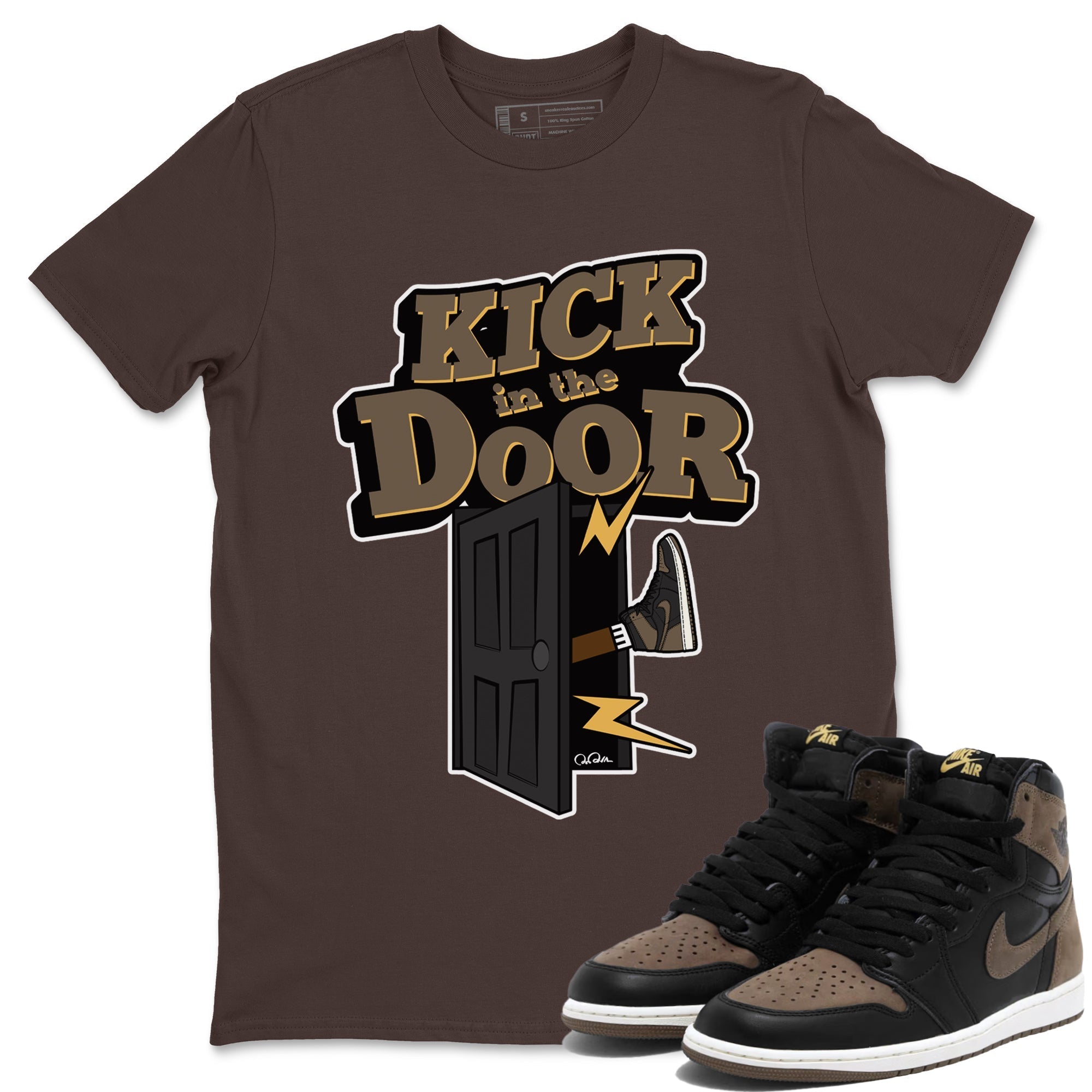 Kick In The Door snkmatch Tee - Air Jordan 1 Palomino