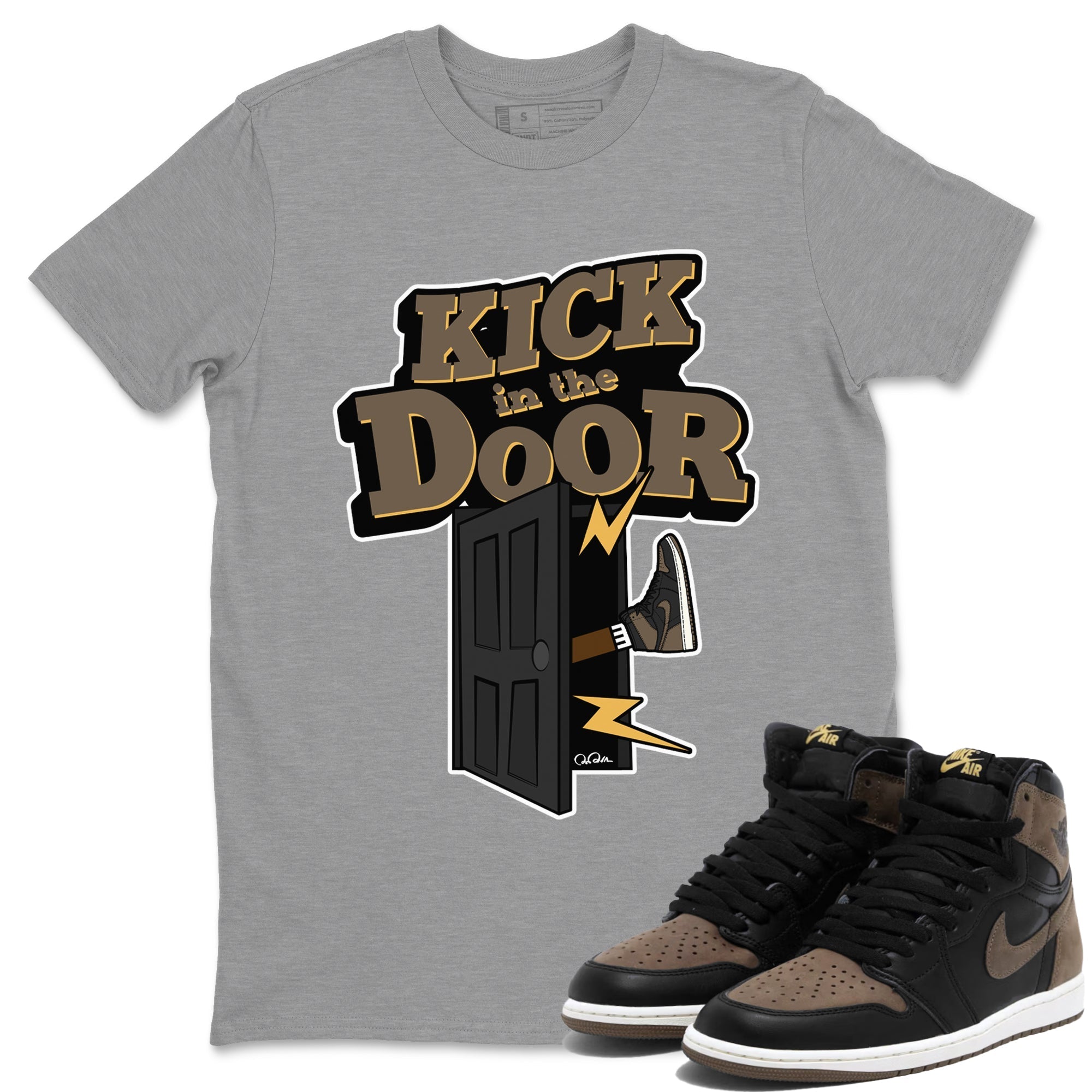 Kick In The Door snkmatch Tee - Air Jordan 1 Palomino
