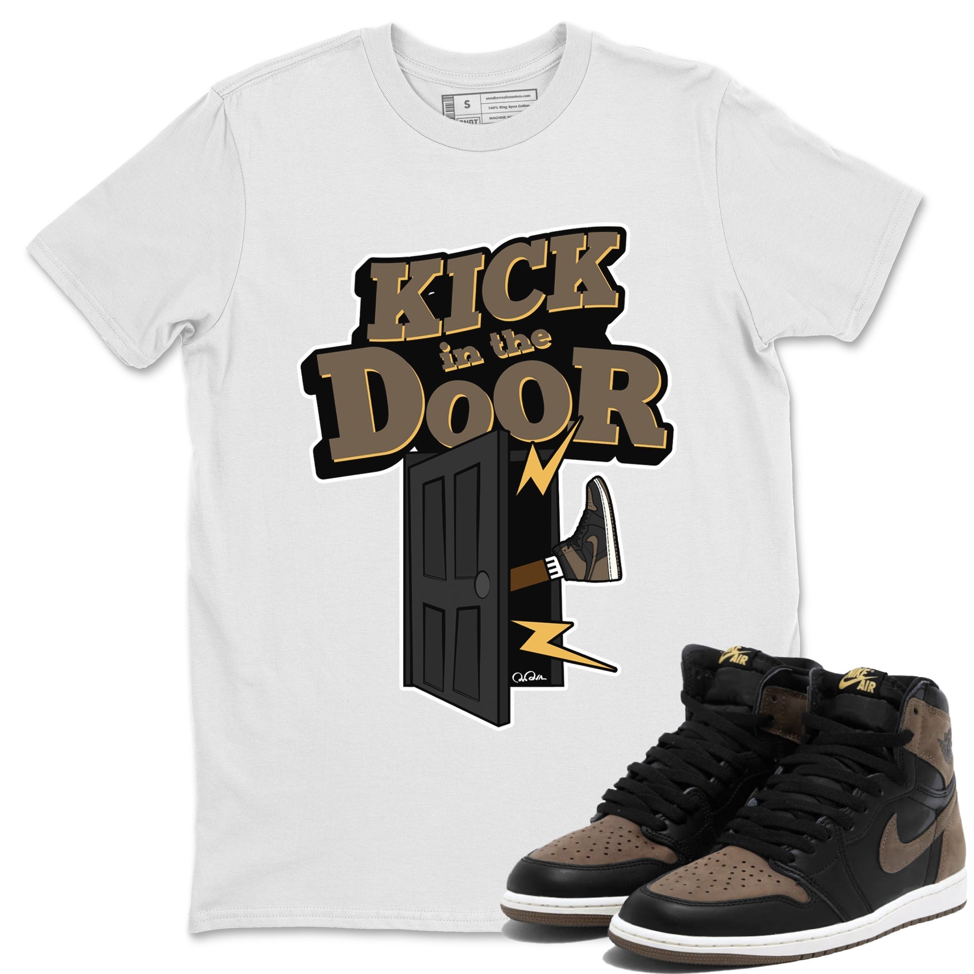 Kick In The Door snkmatch Tee - Air Jordan 1 Palomino