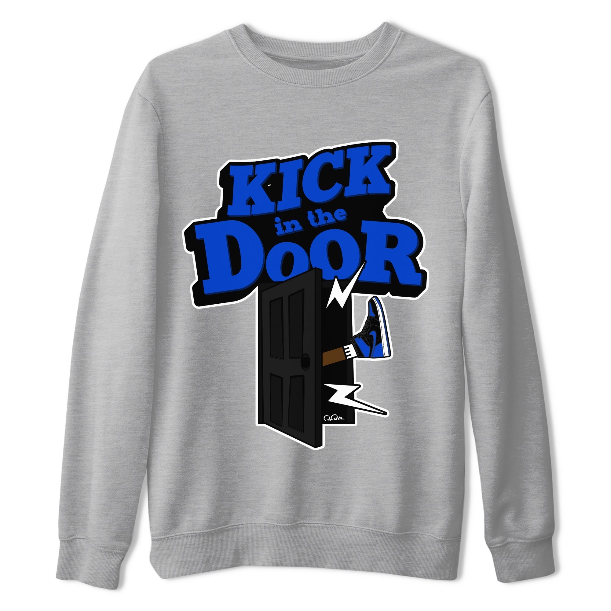 Kick In The Door snkmatch Tee - Air Jordan 1 Royal Reimagined